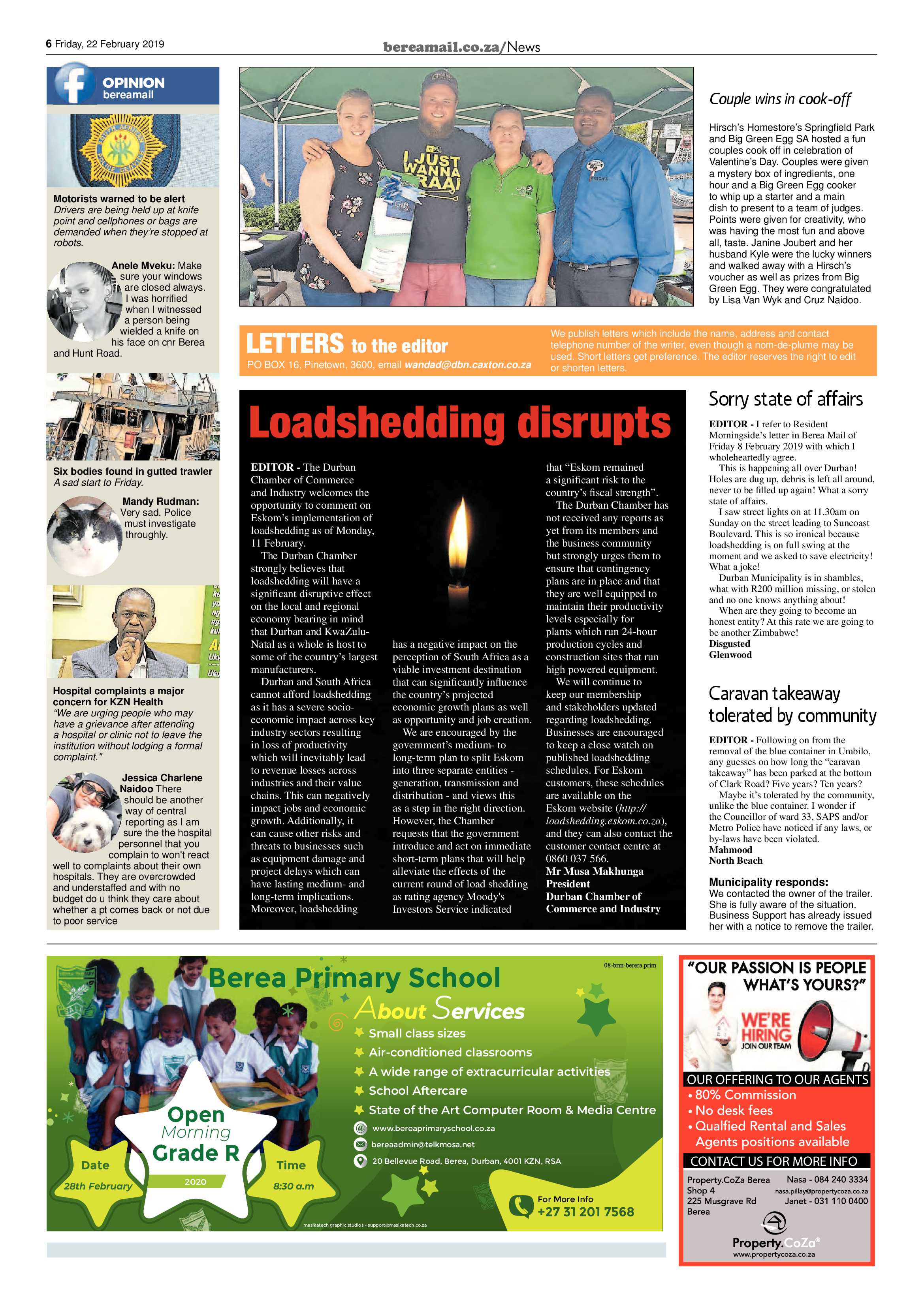 Berea Mail 22 February 2019 page 6