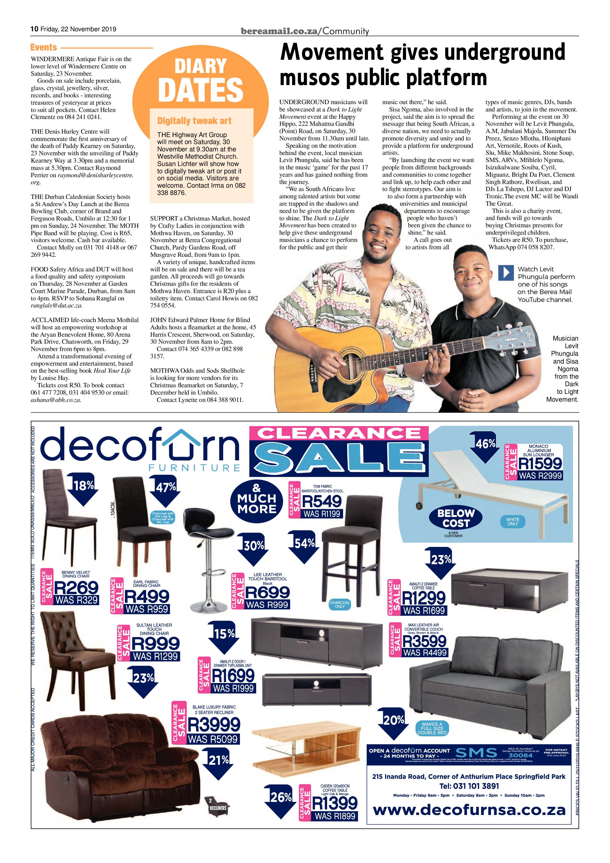 Berea Mail 22 November 2019 page 10