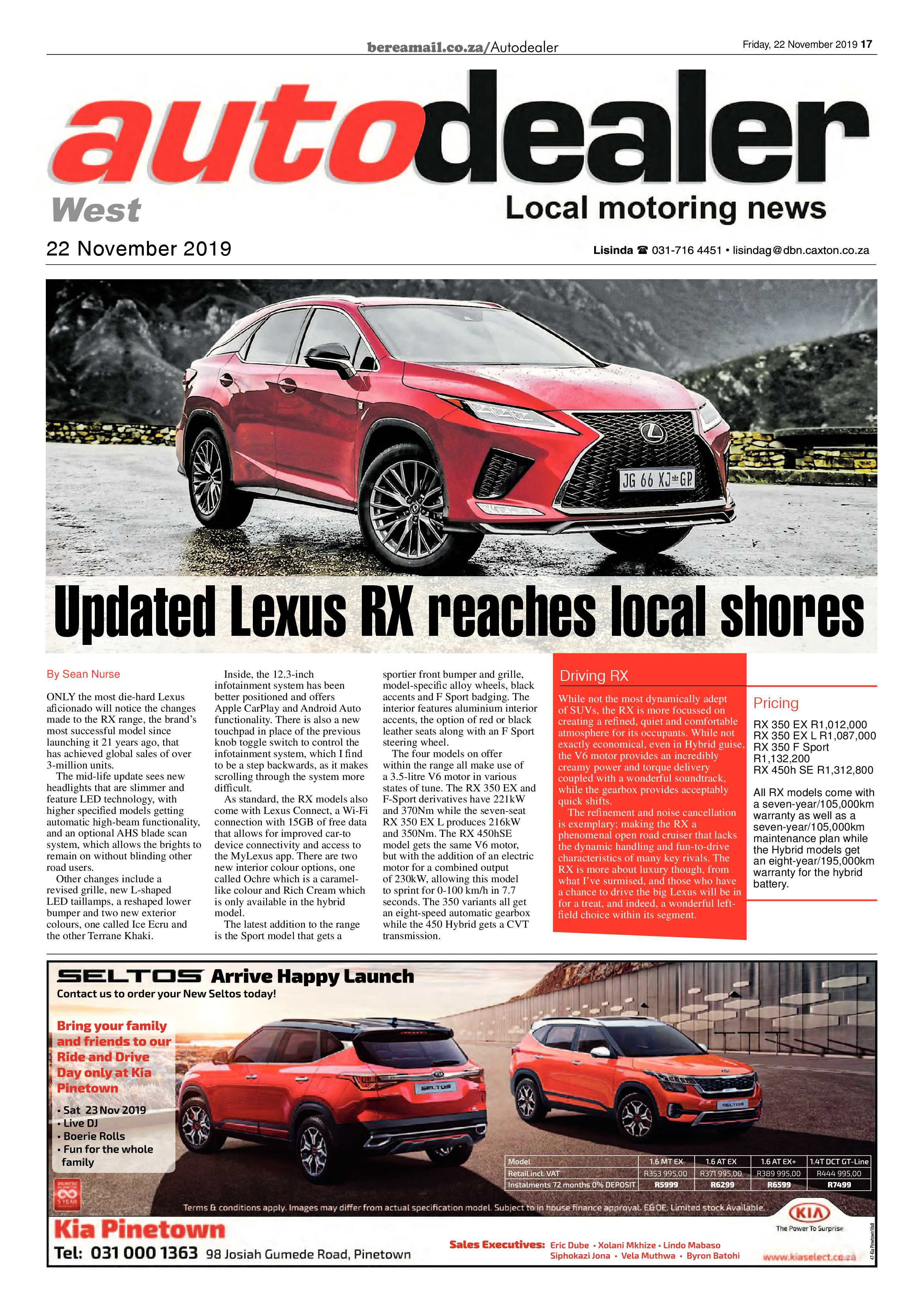 Berea Mail 22 November 2019 page 15