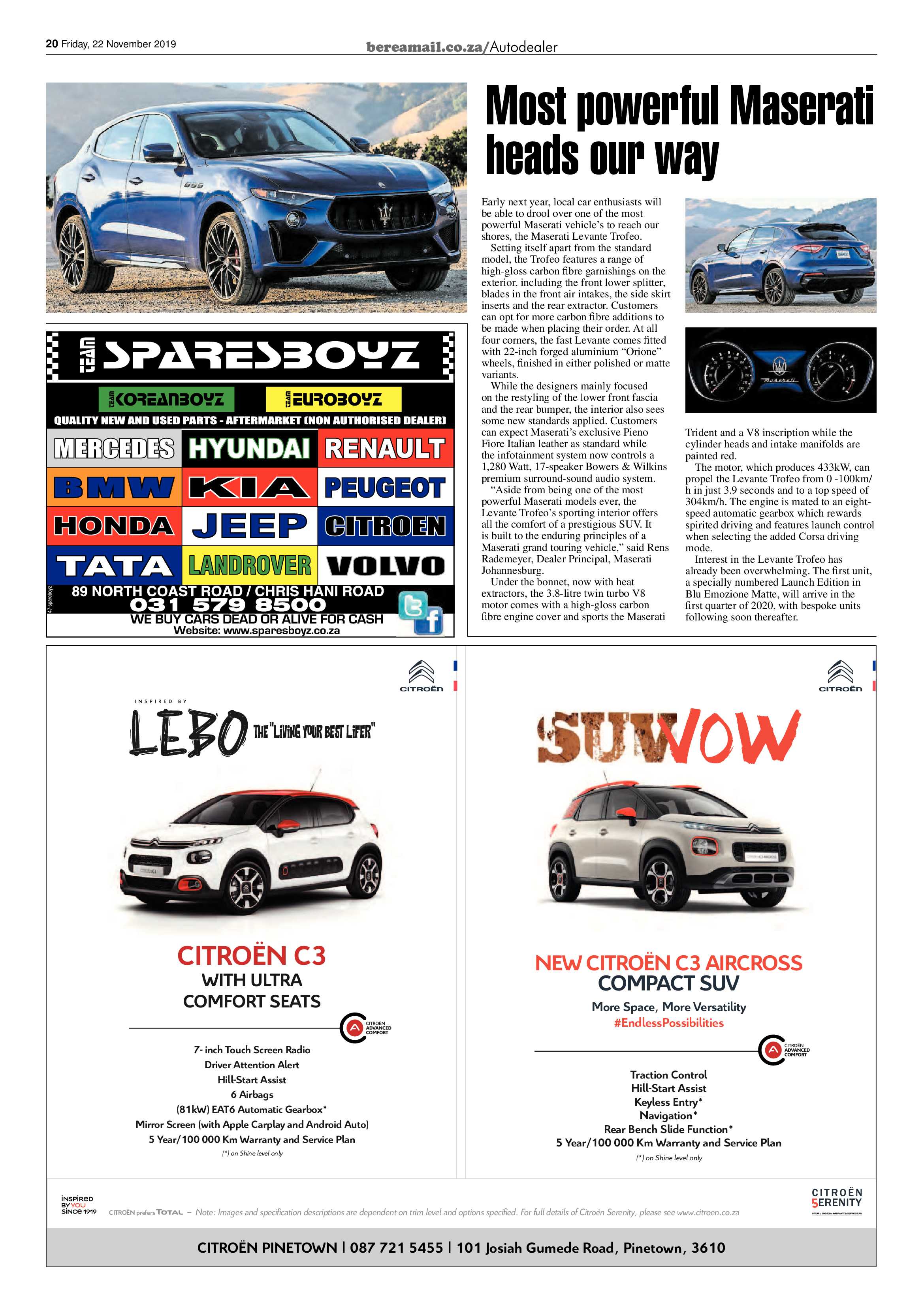 Berea Mail 22 November 2019 page 18