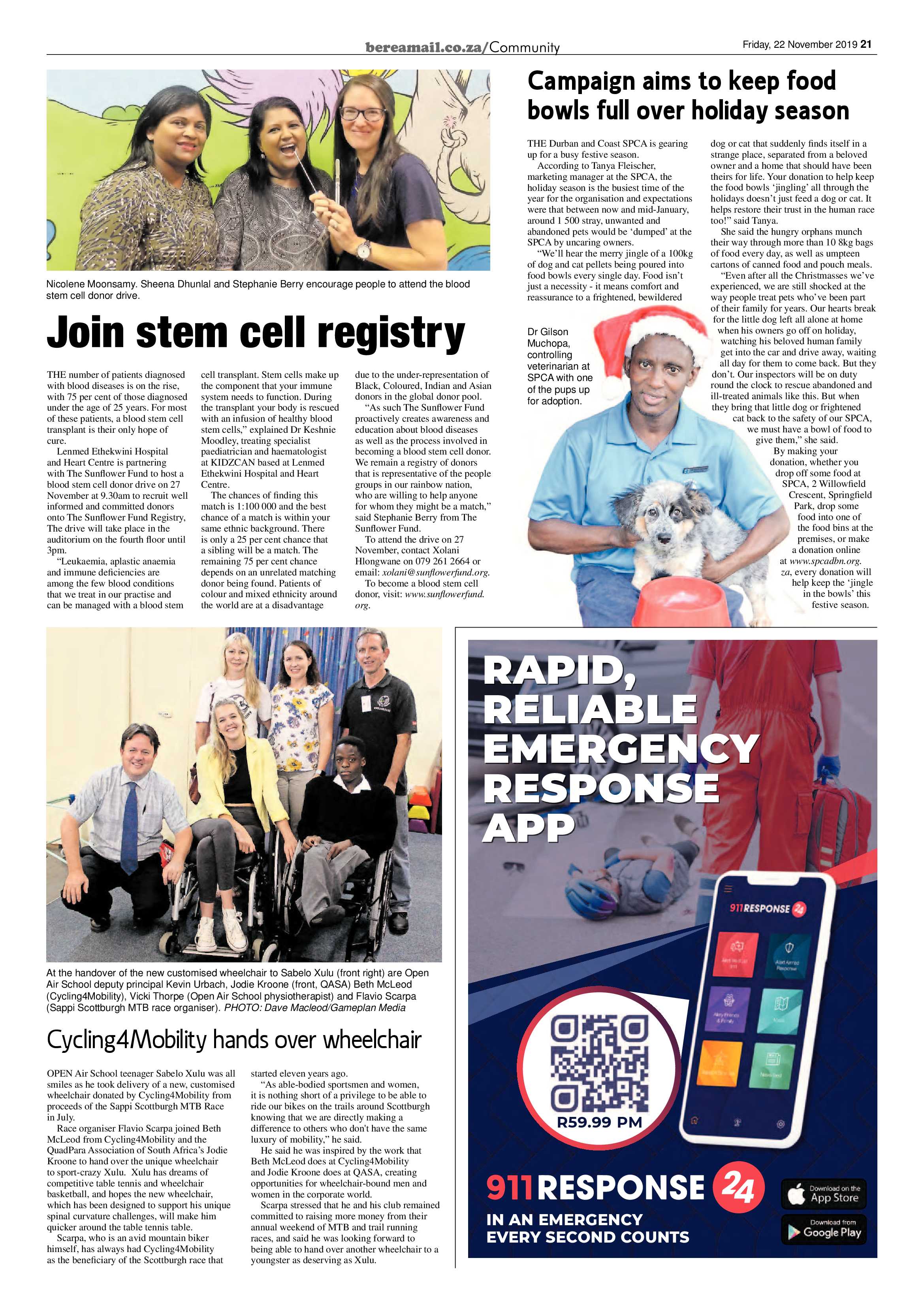 Berea Mail 22 November 2019 page 19