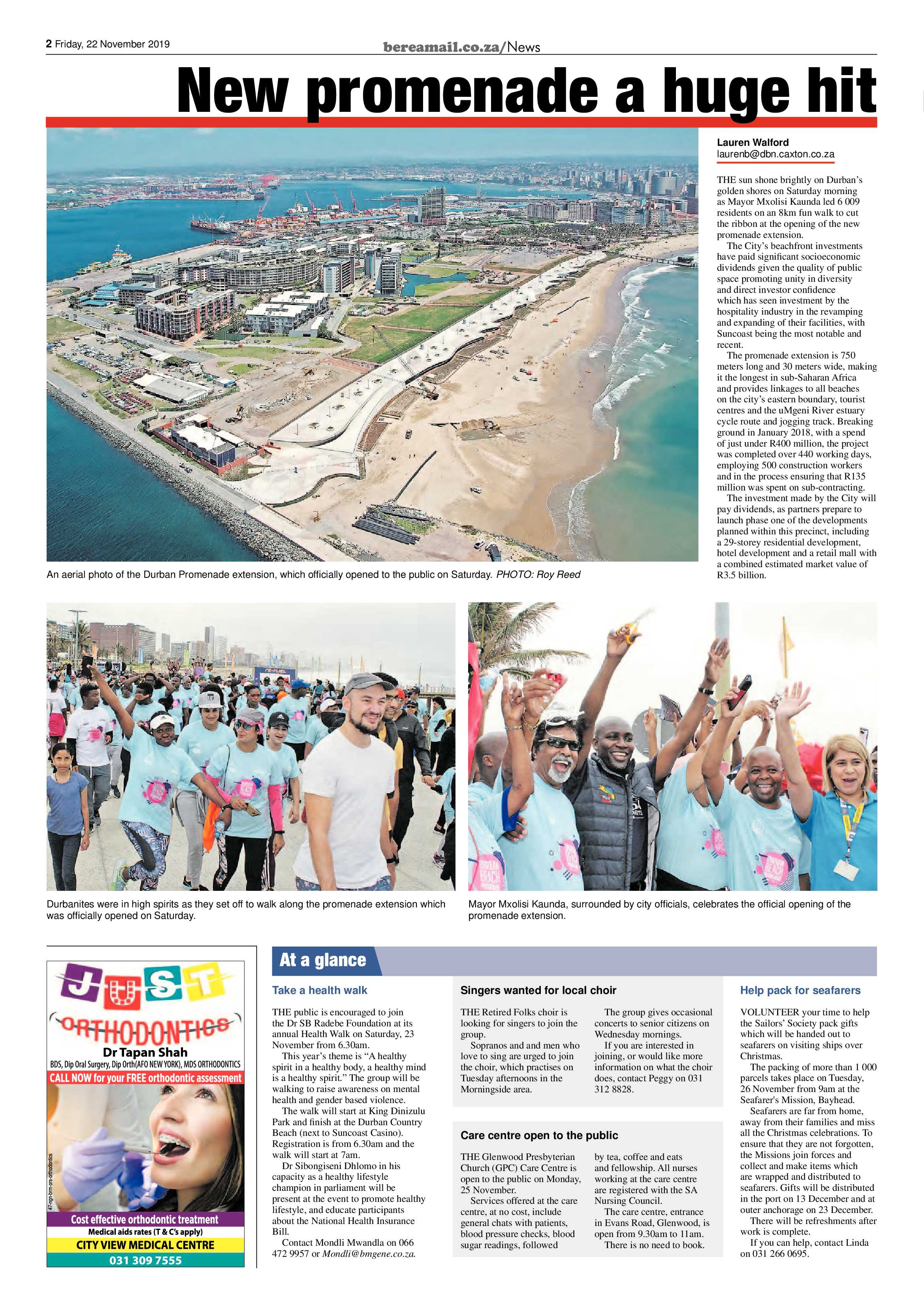 Berea Mail 22 November 2019 page 2