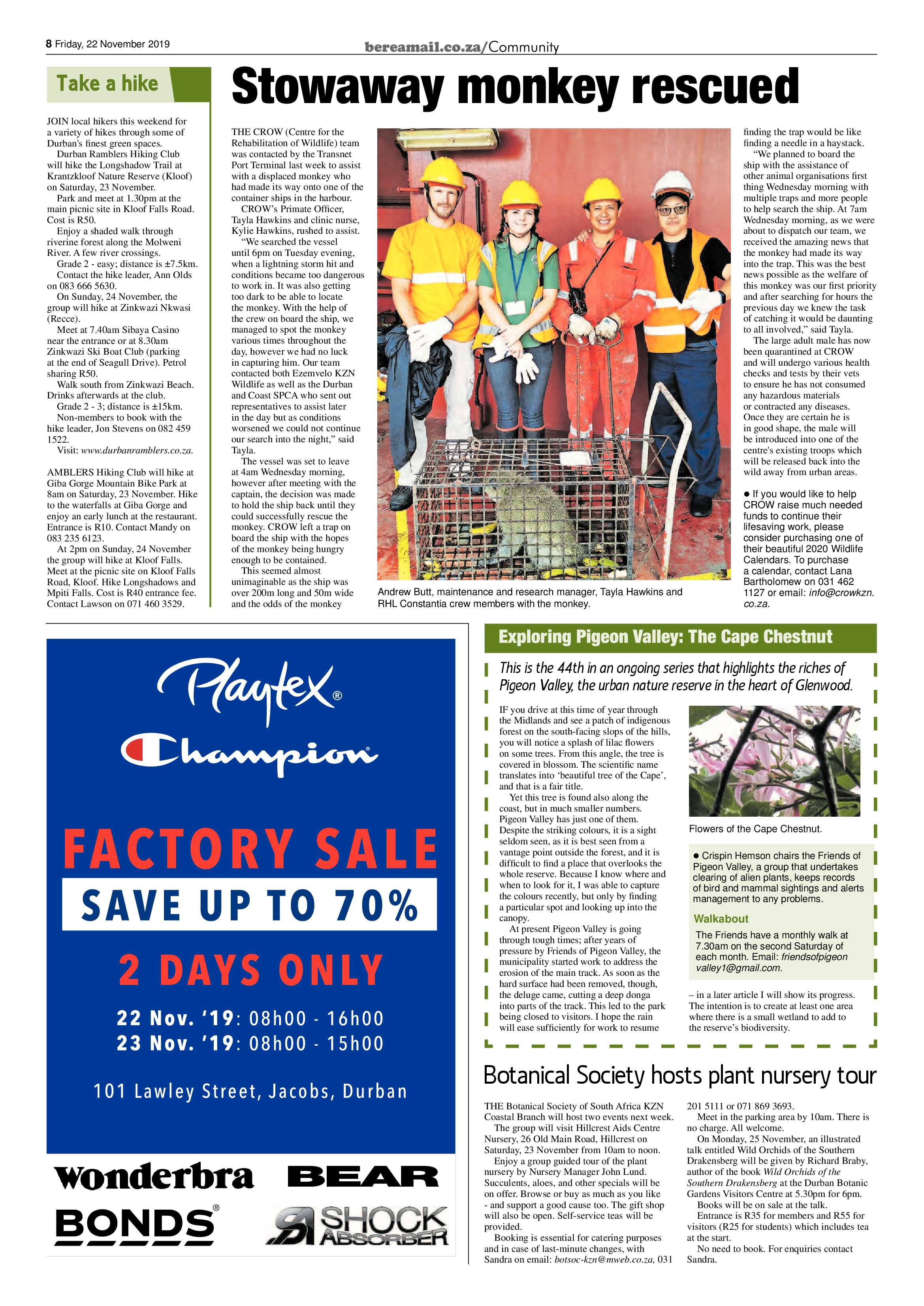 Berea Mail 22 November 2019 page 8