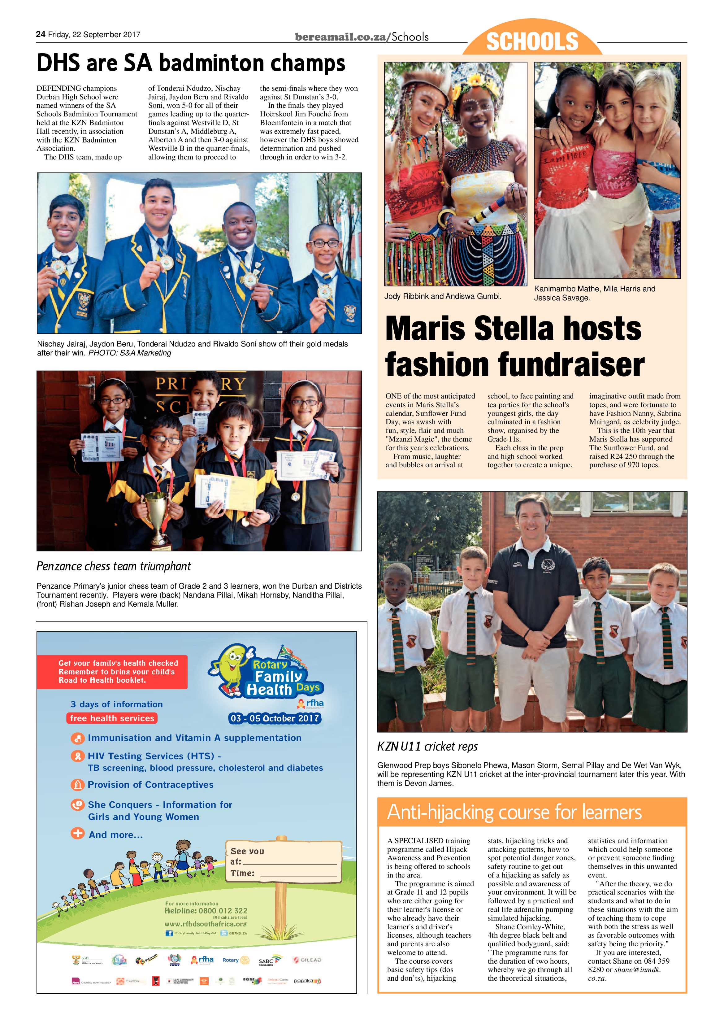 Berea Mail 22 September 2017 page 24