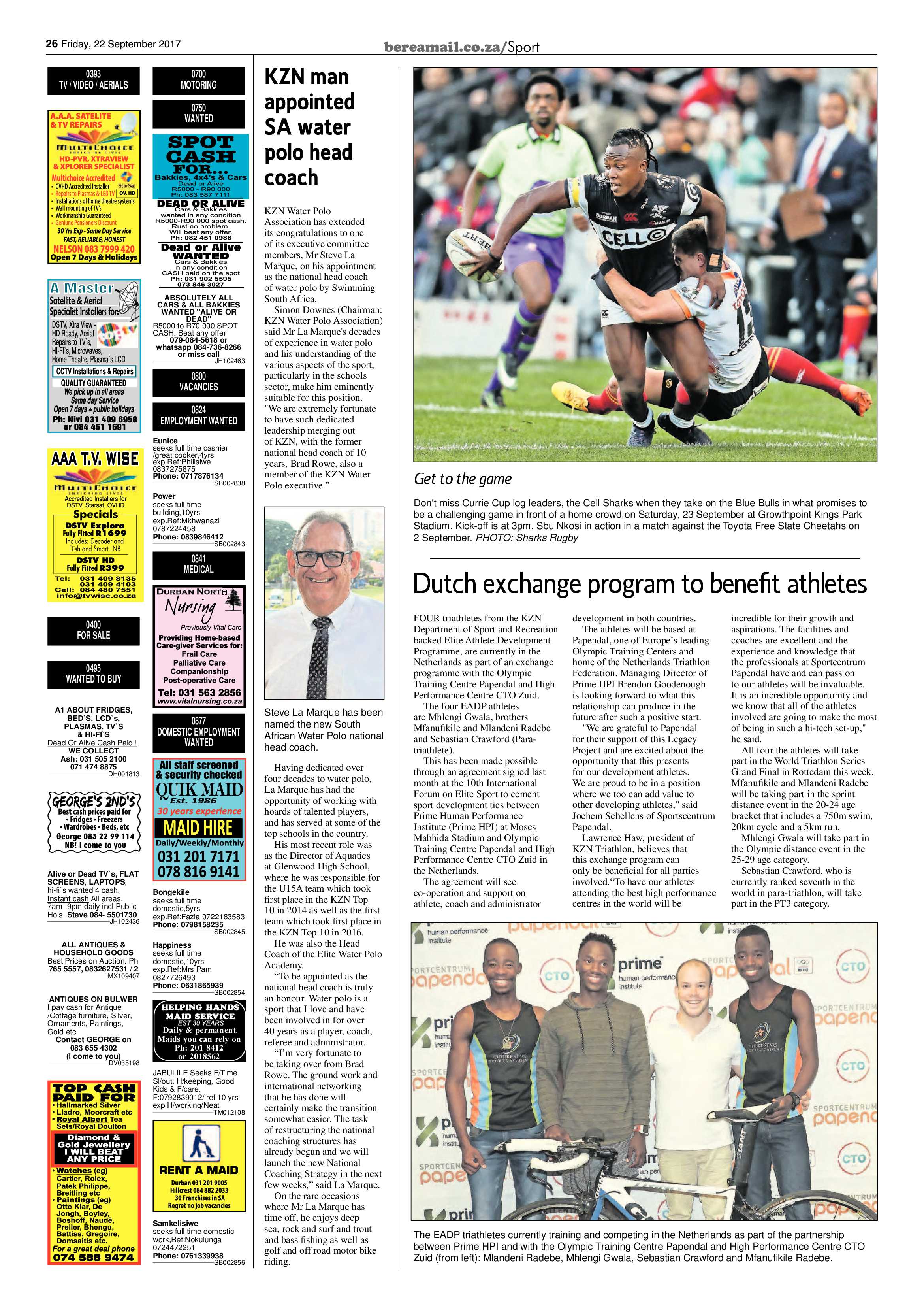 Berea Mail 22 September 2017 page 26