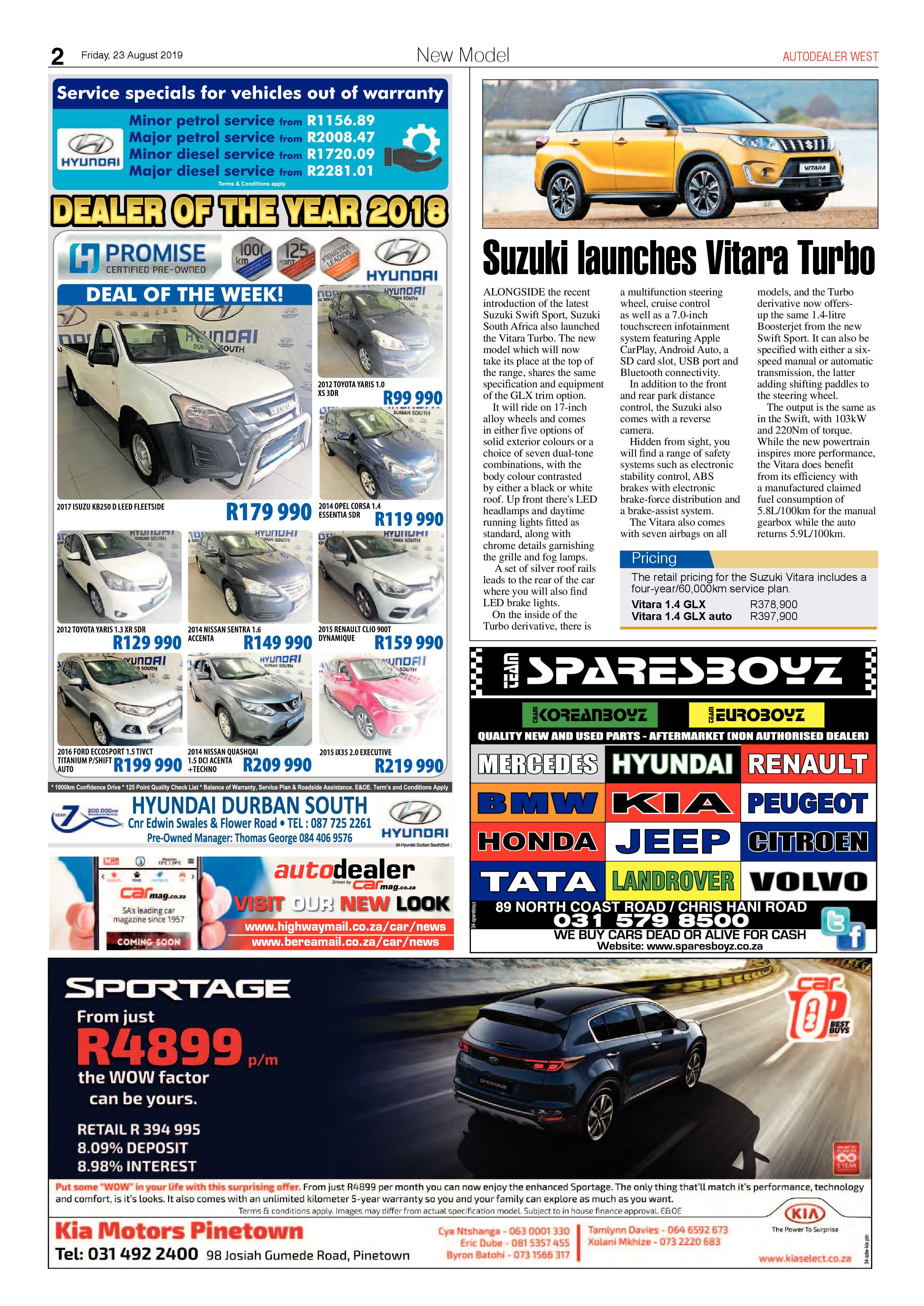 Berea Mail 23 August 2019 page 16