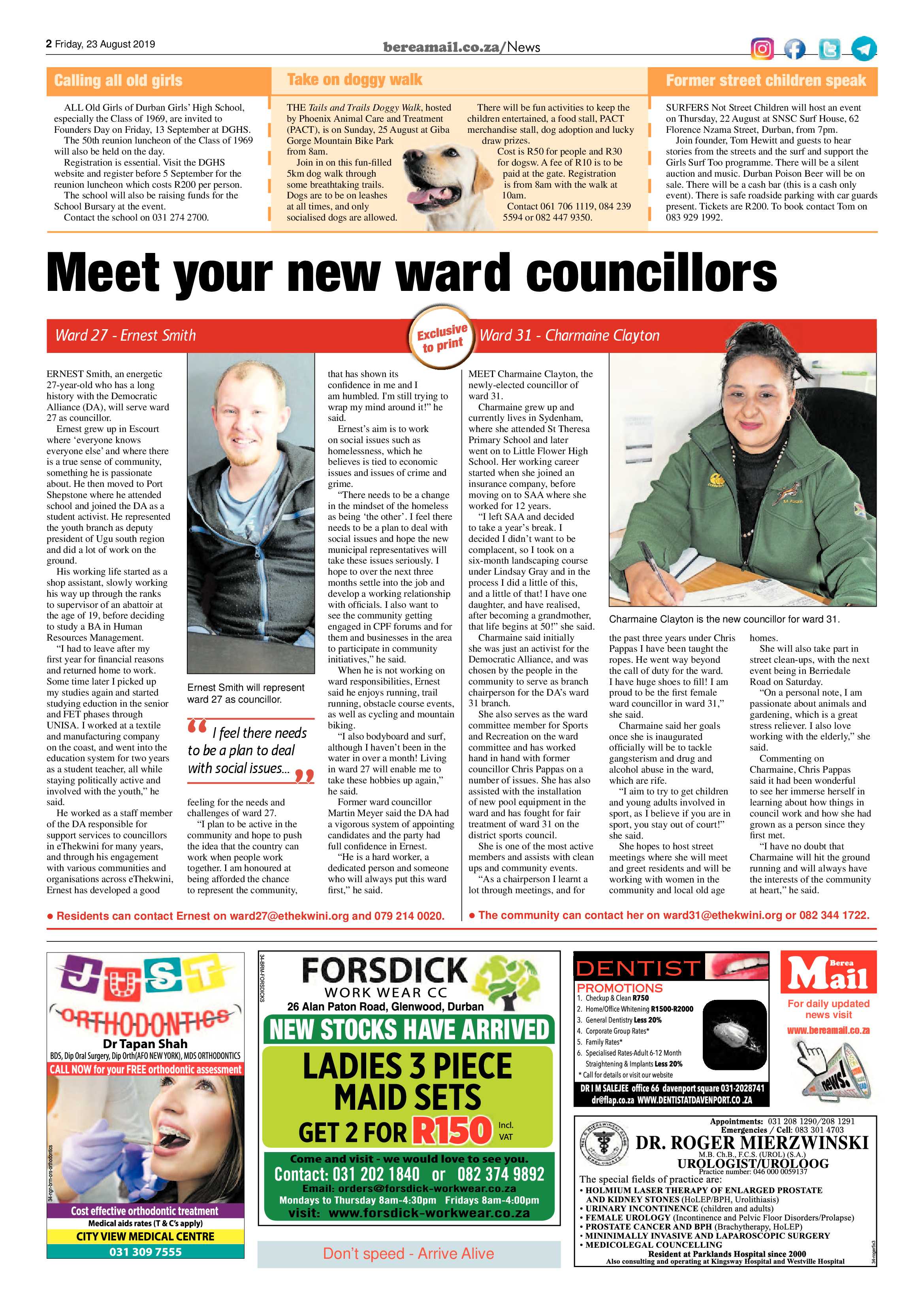 Berea Mail 23 August 2019 page 2