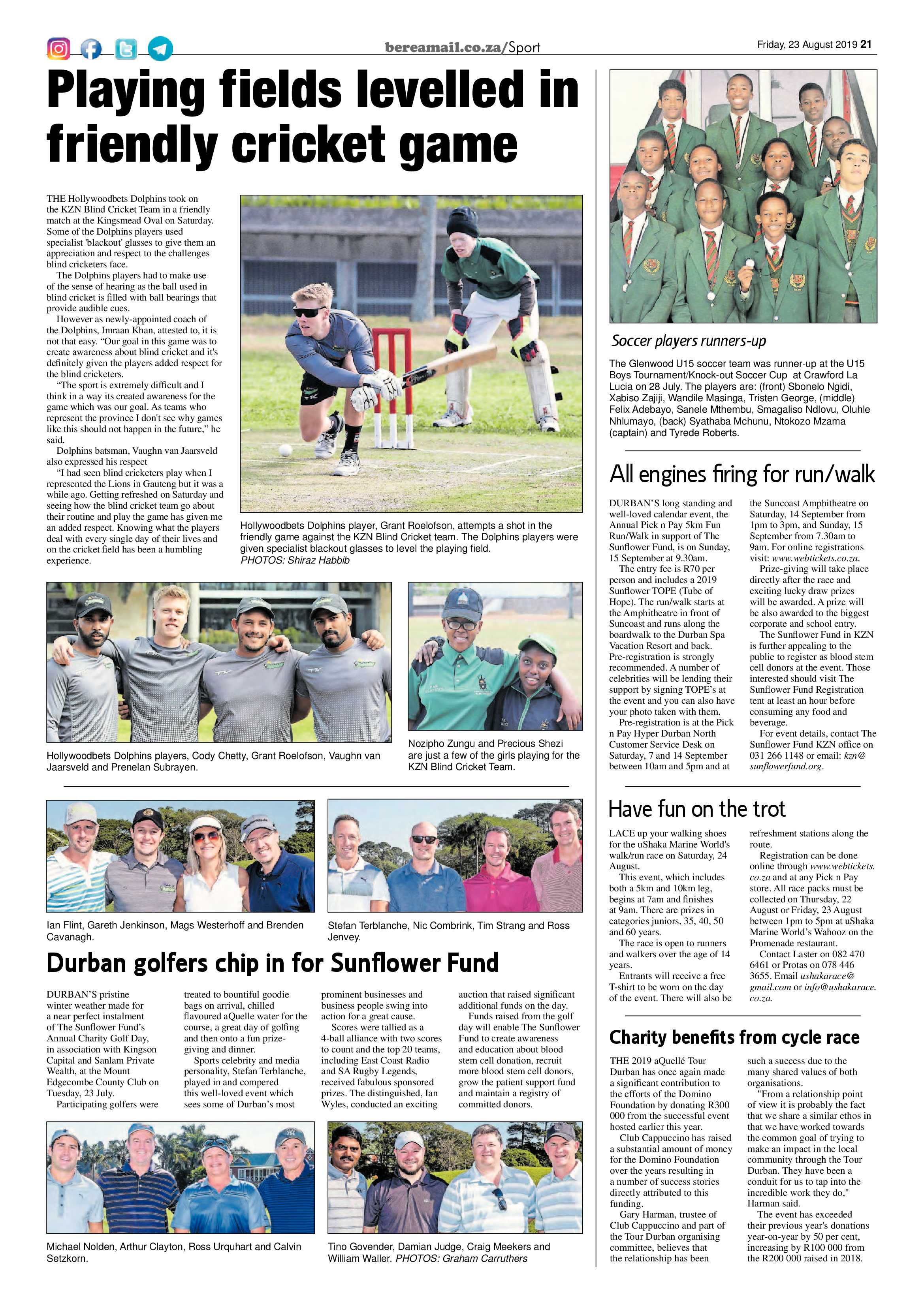 Berea Mail 23 August 2019 page 21