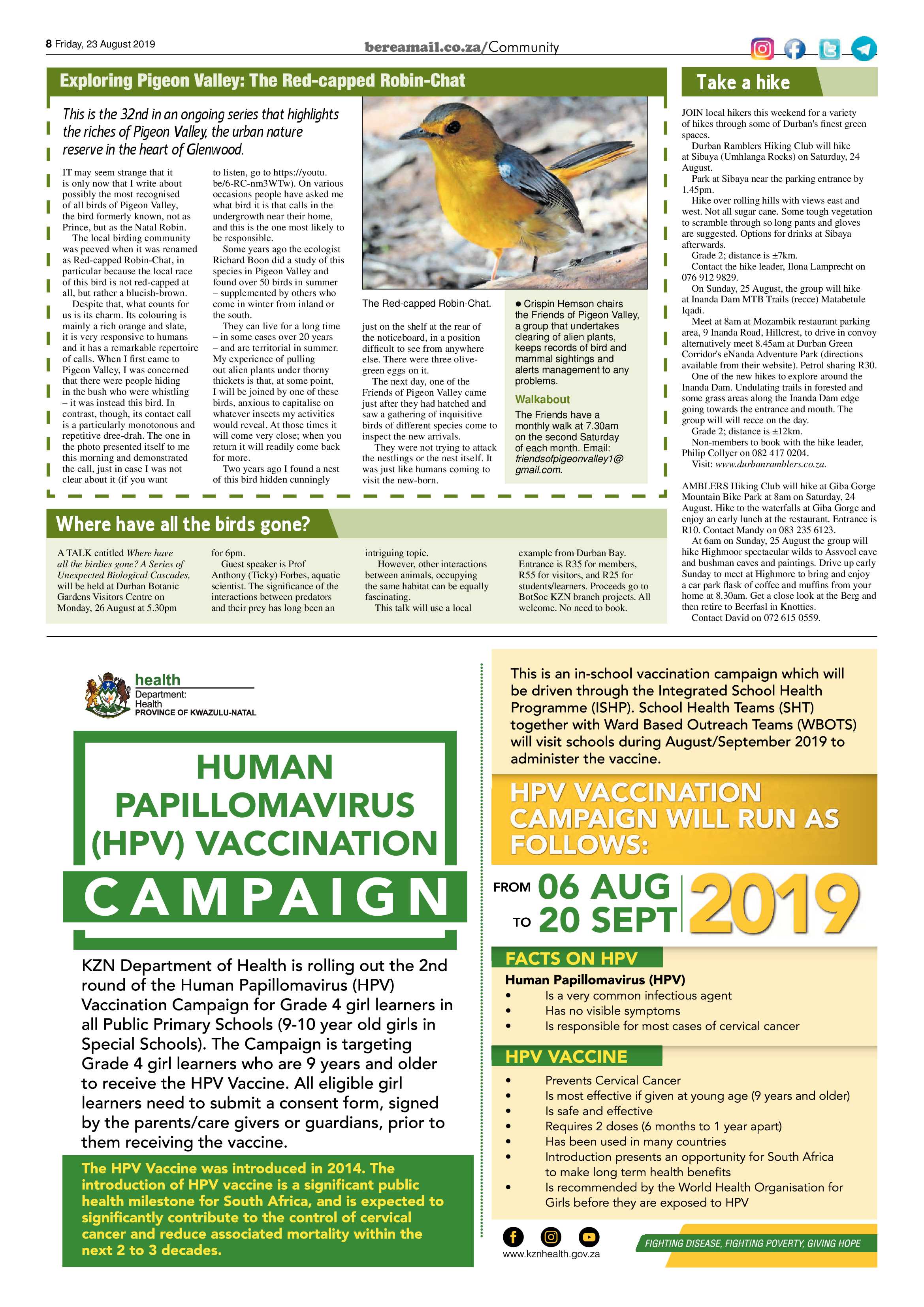 Berea Mail 23 August 2019 page 8