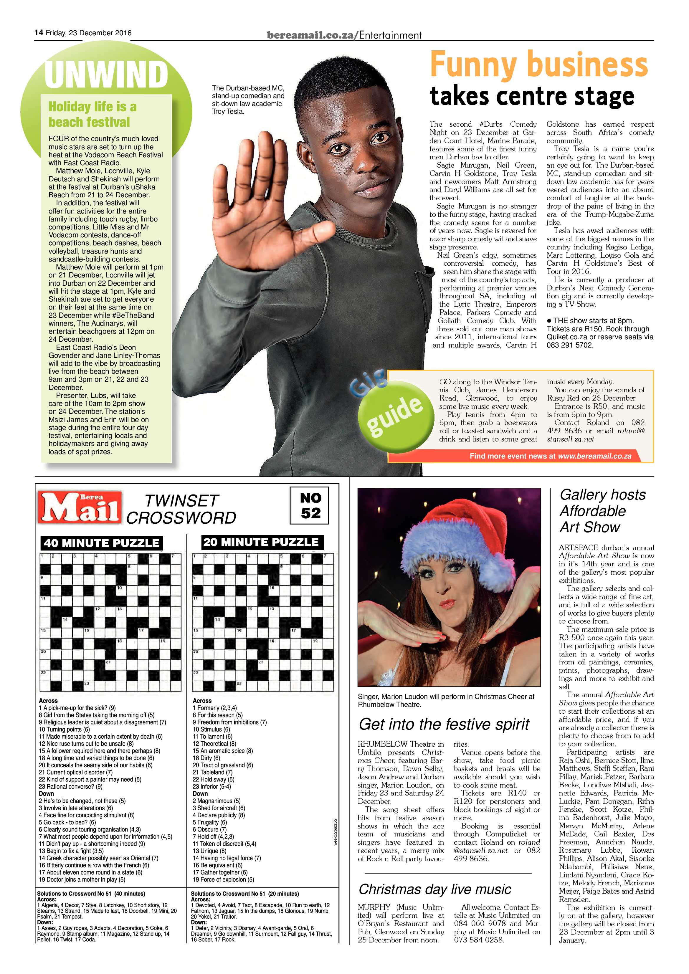 Berea Mail 23 December 2016 page 14