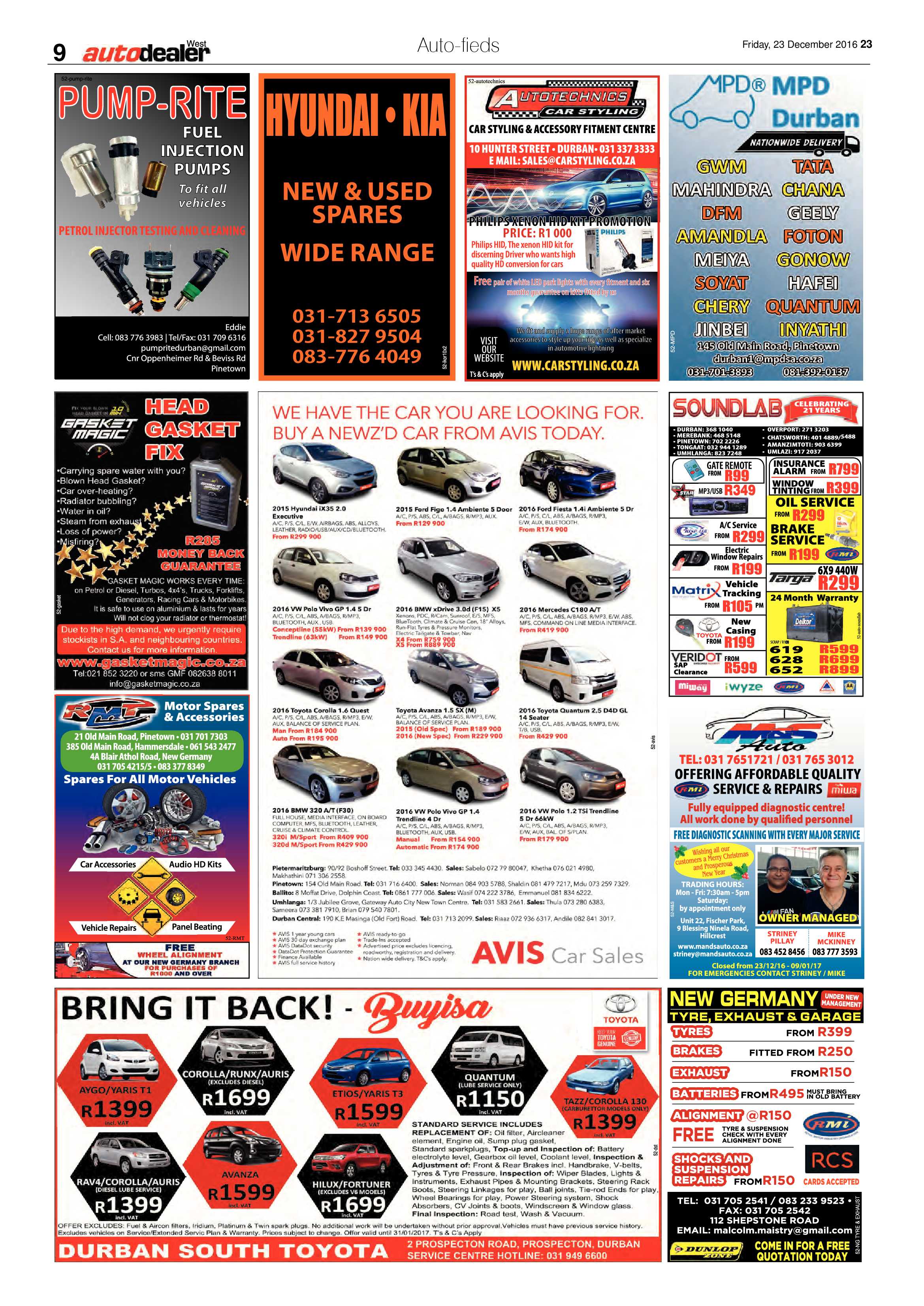 Berea Mail 23 December 2016 page 23