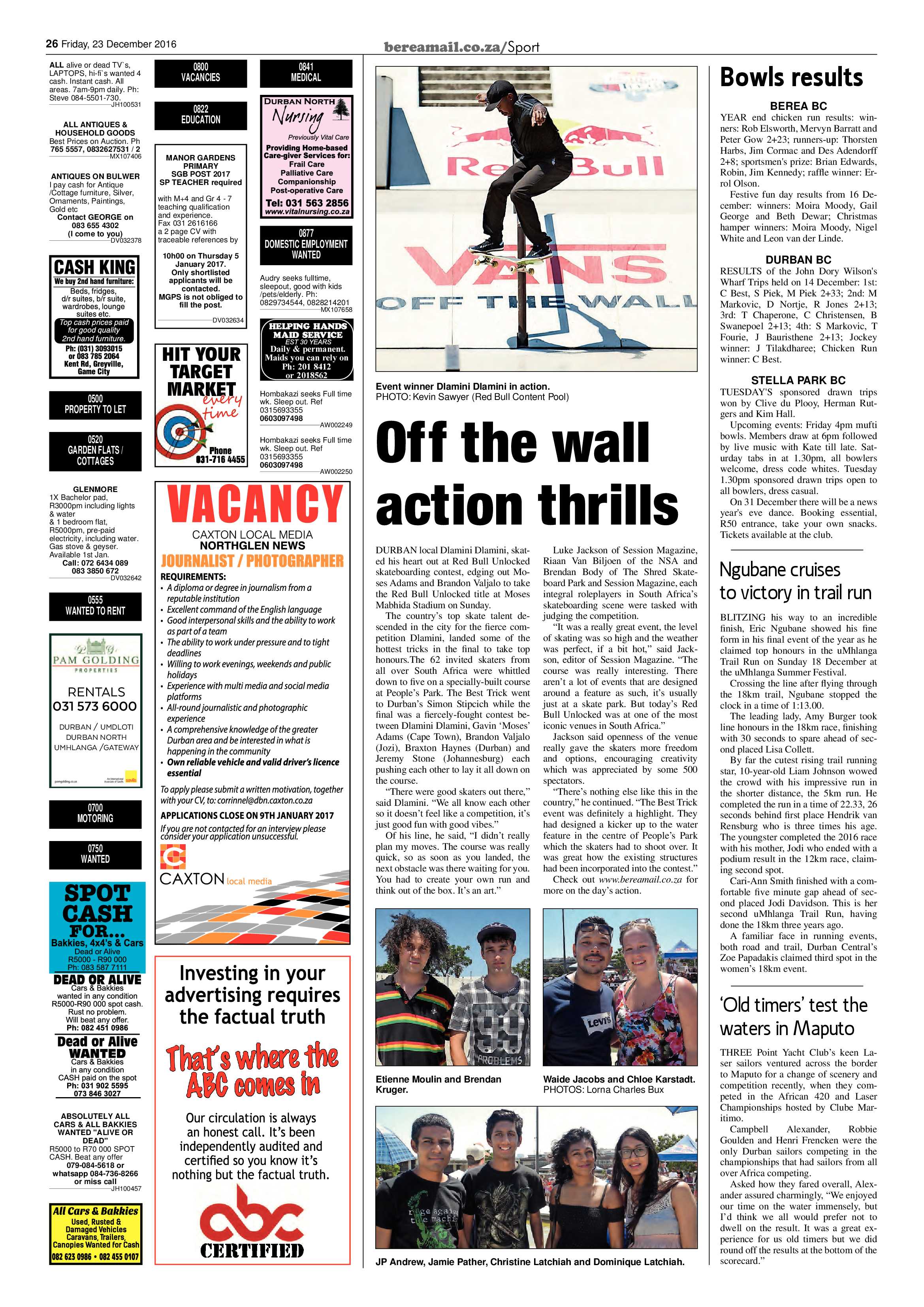 Berea Mail 23 December 2016 page 26