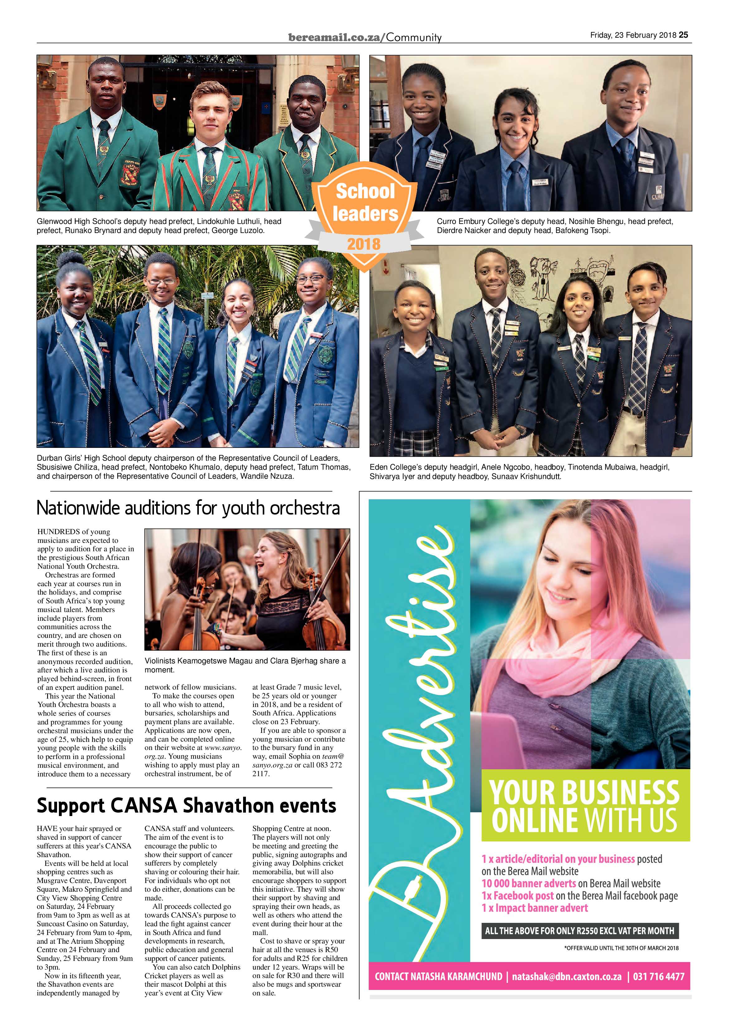 Berea Mail 23 February 2018 page 25