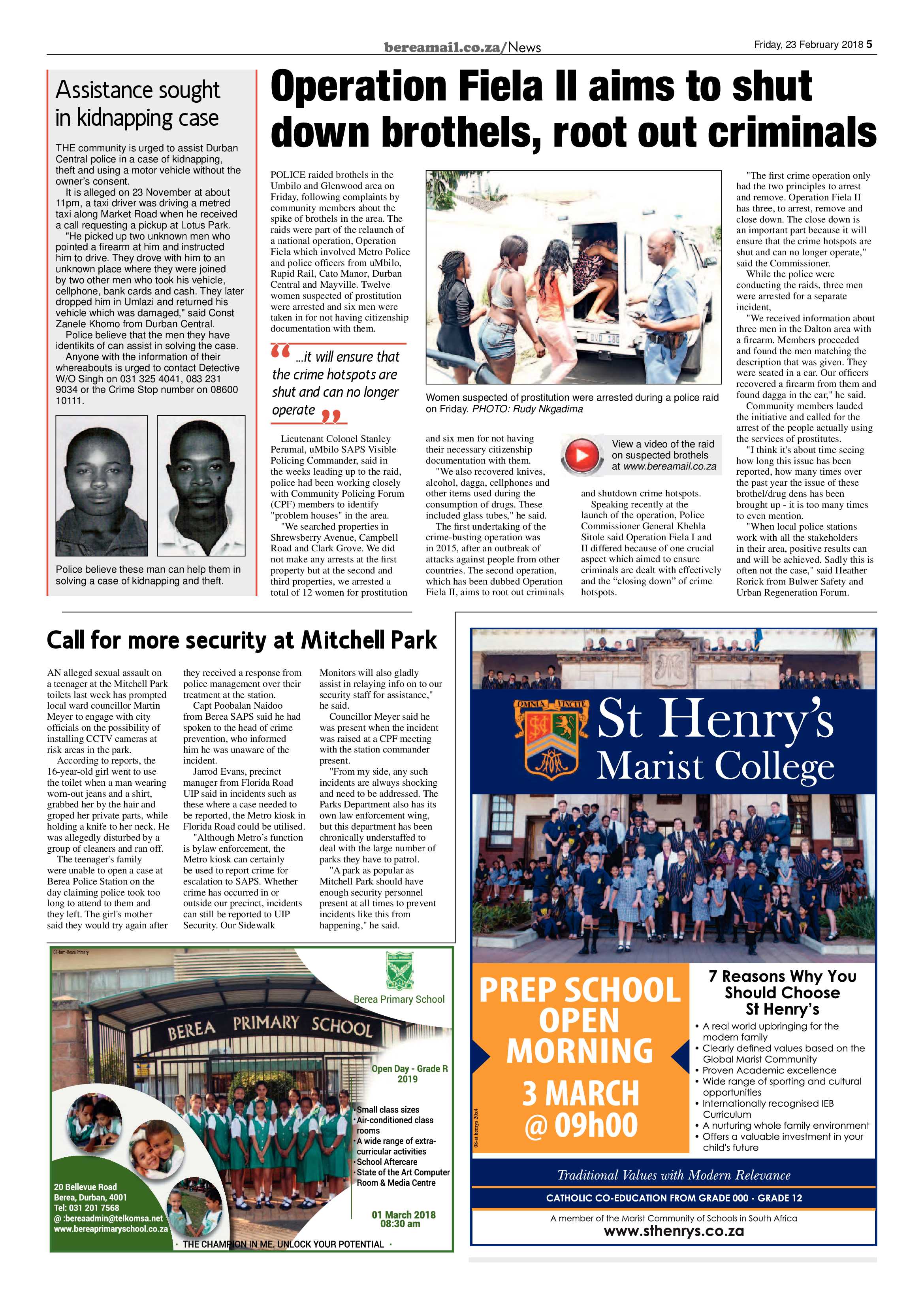 Berea Mail 23 February 2018 page 5