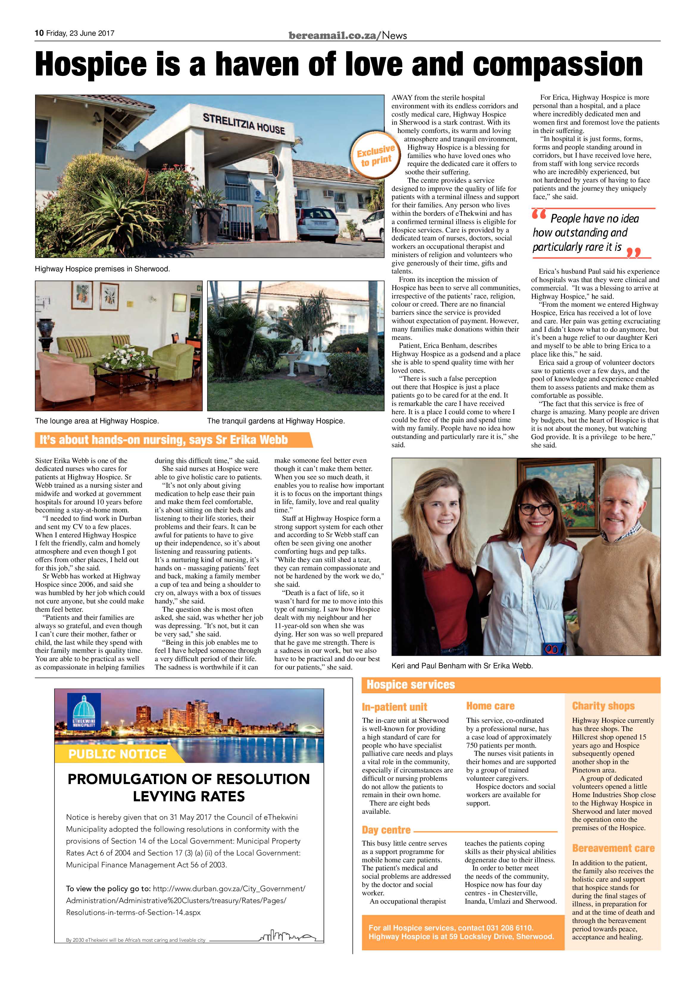 Berea Mail 23 June 2017 page 10