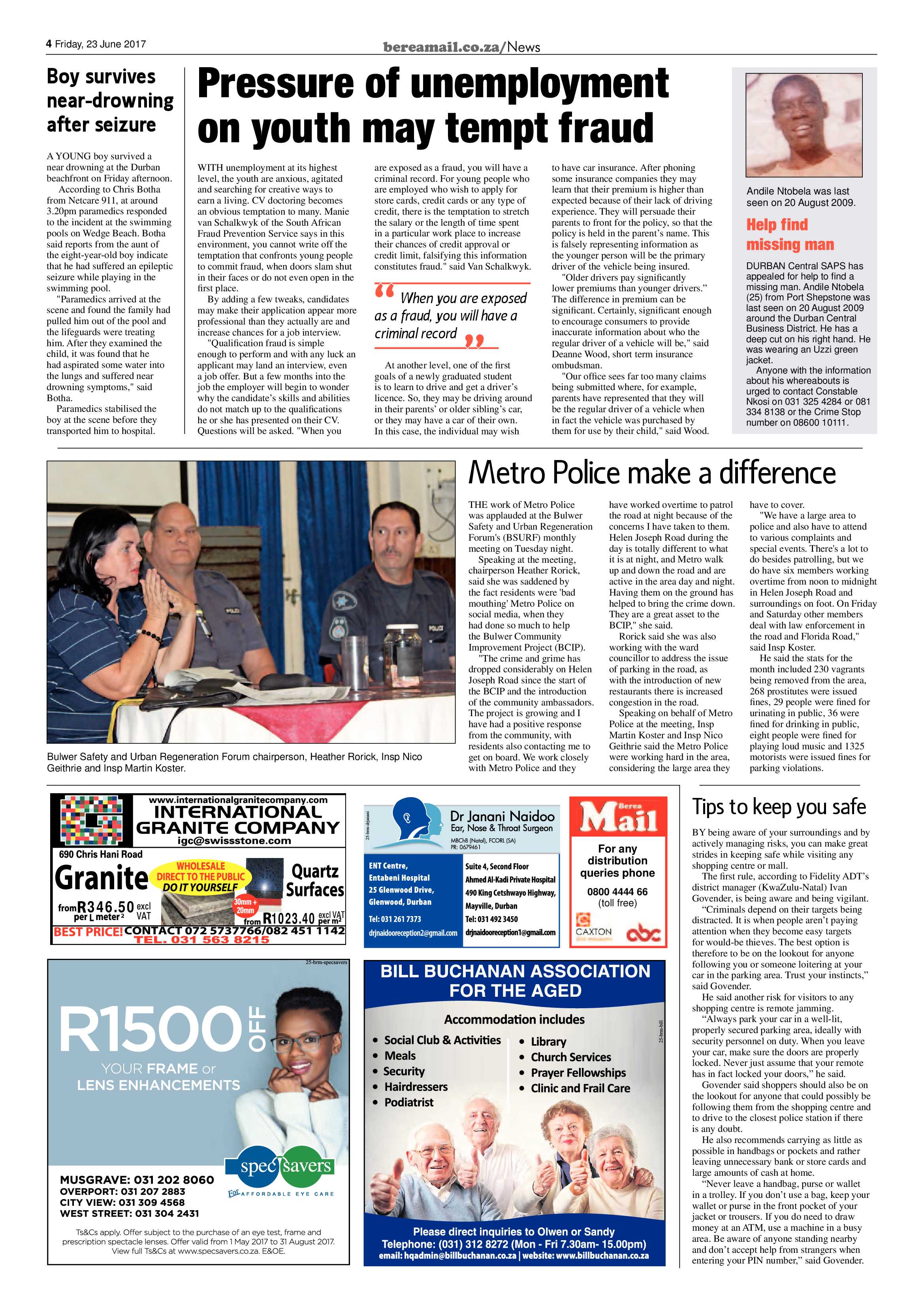 Berea Mail 23 June 2017 page 4