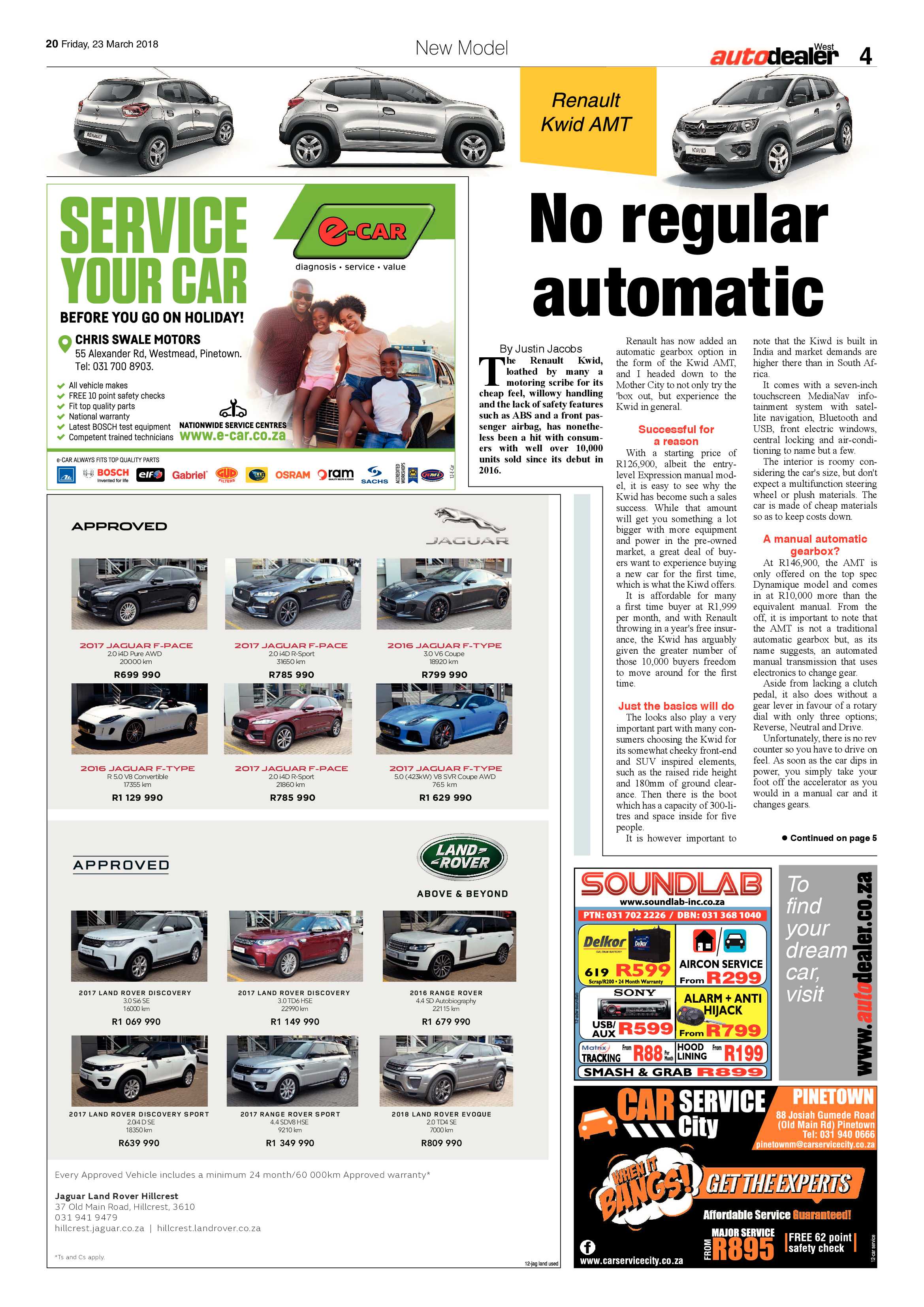 Berea Mail 23 March 2018 page 20