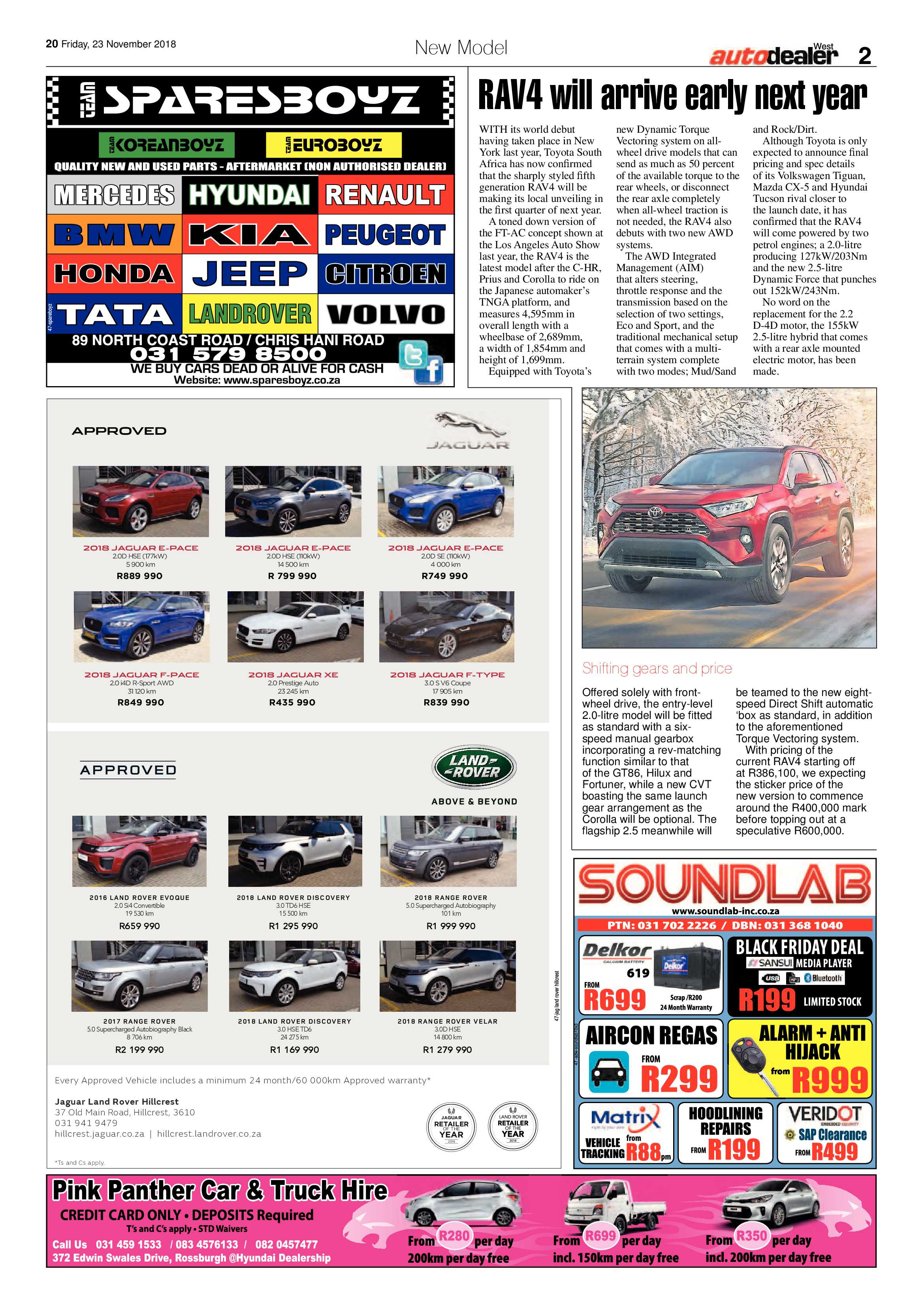 Berea Mail 23 November 2018 page 20