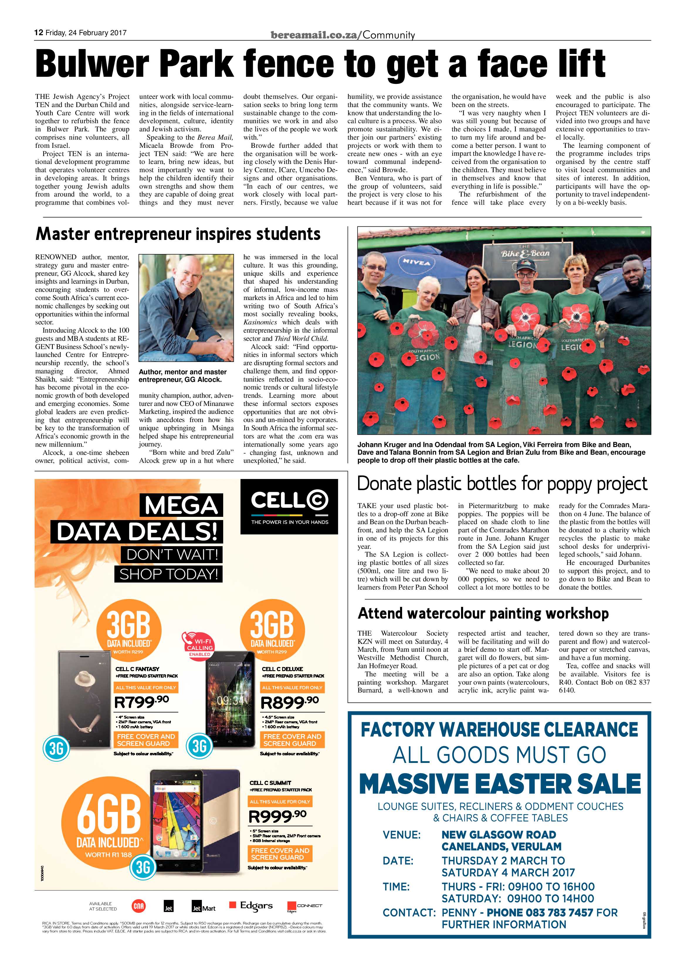 Berea Mail 24 February 2017 page 12