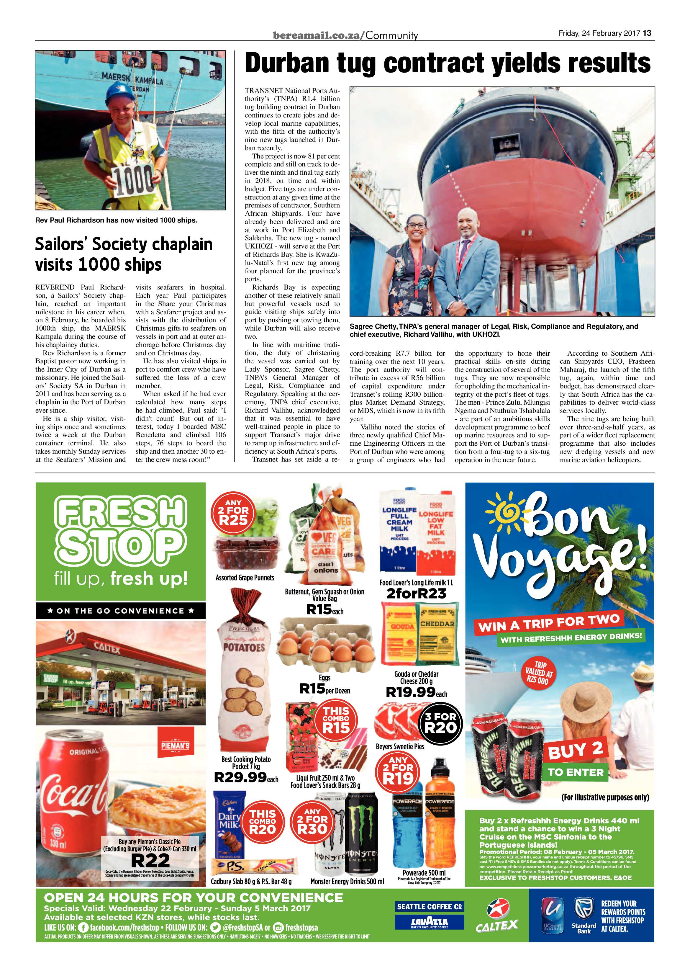 Berea Mail 24 February 2017 page 13