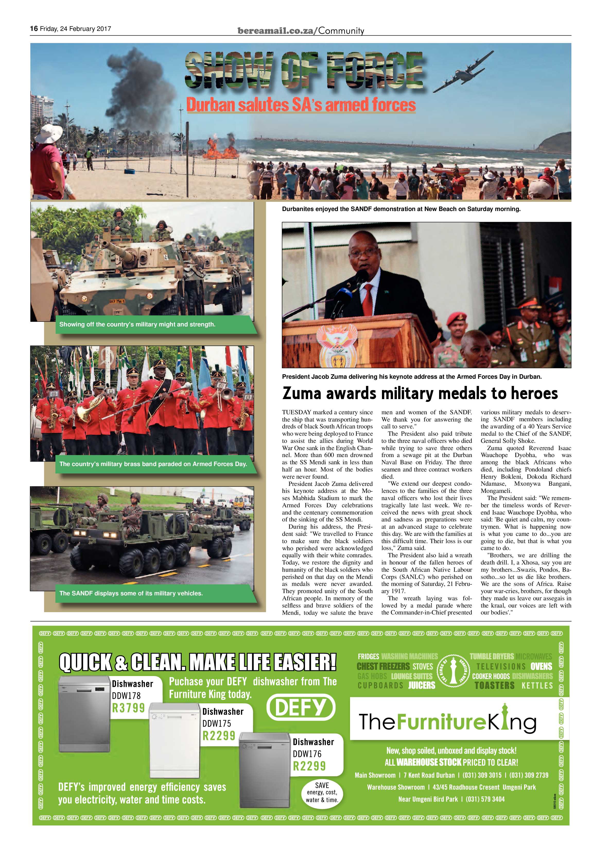 Berea Mail 24 February 2017 page 16