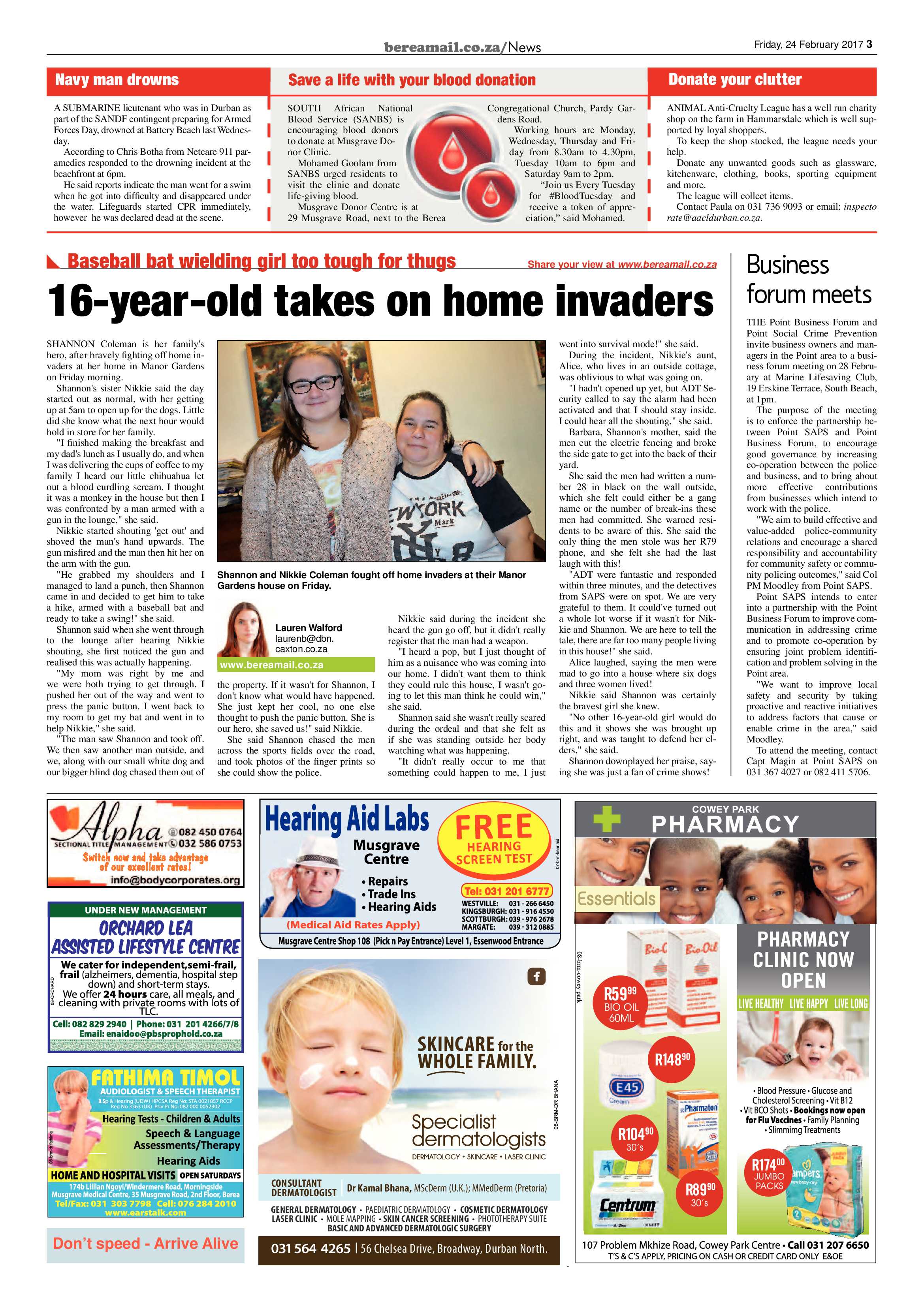 Berea Mail 24 February 2017 page 3