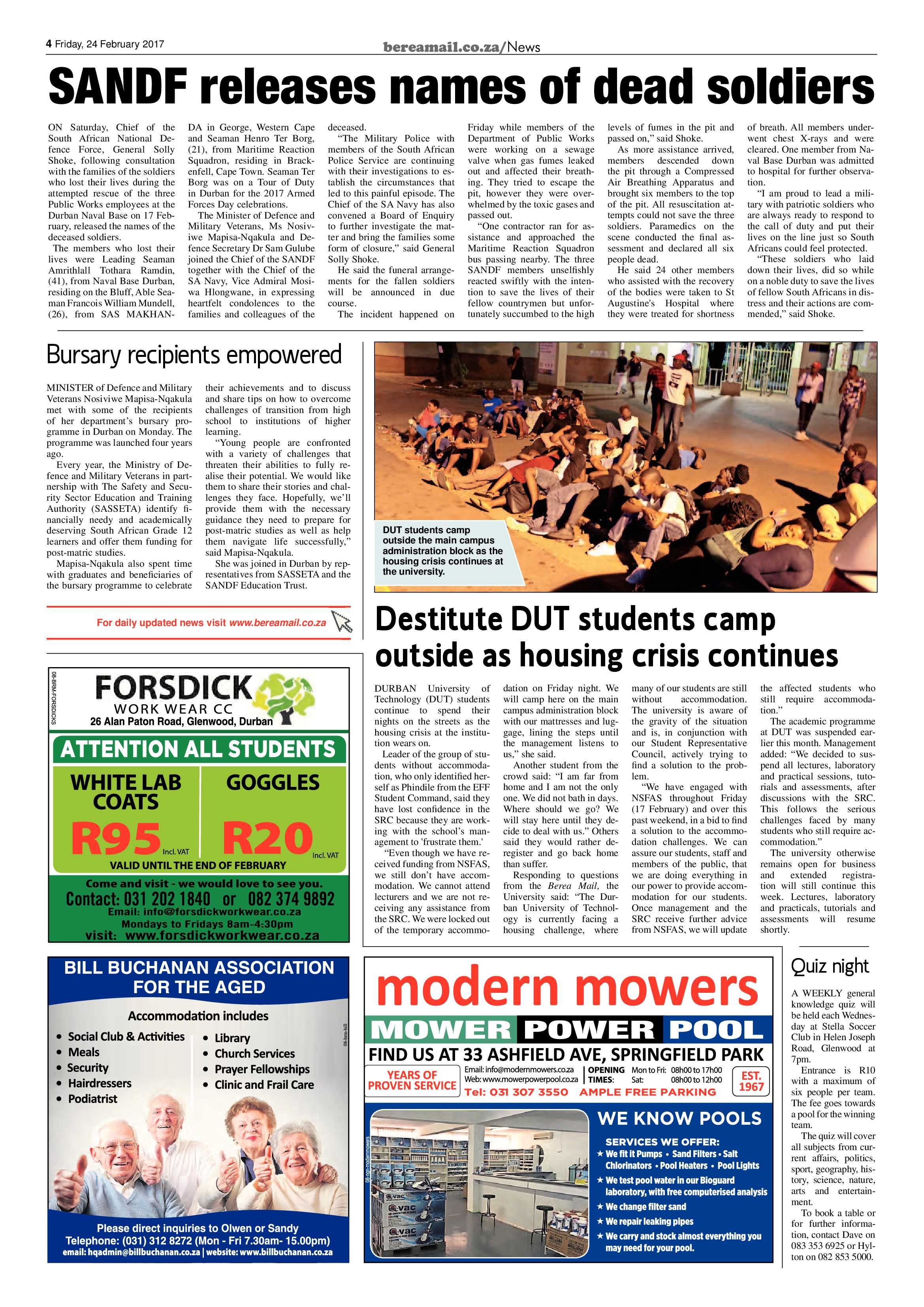 Berea Mail 24 February 2017 page 4