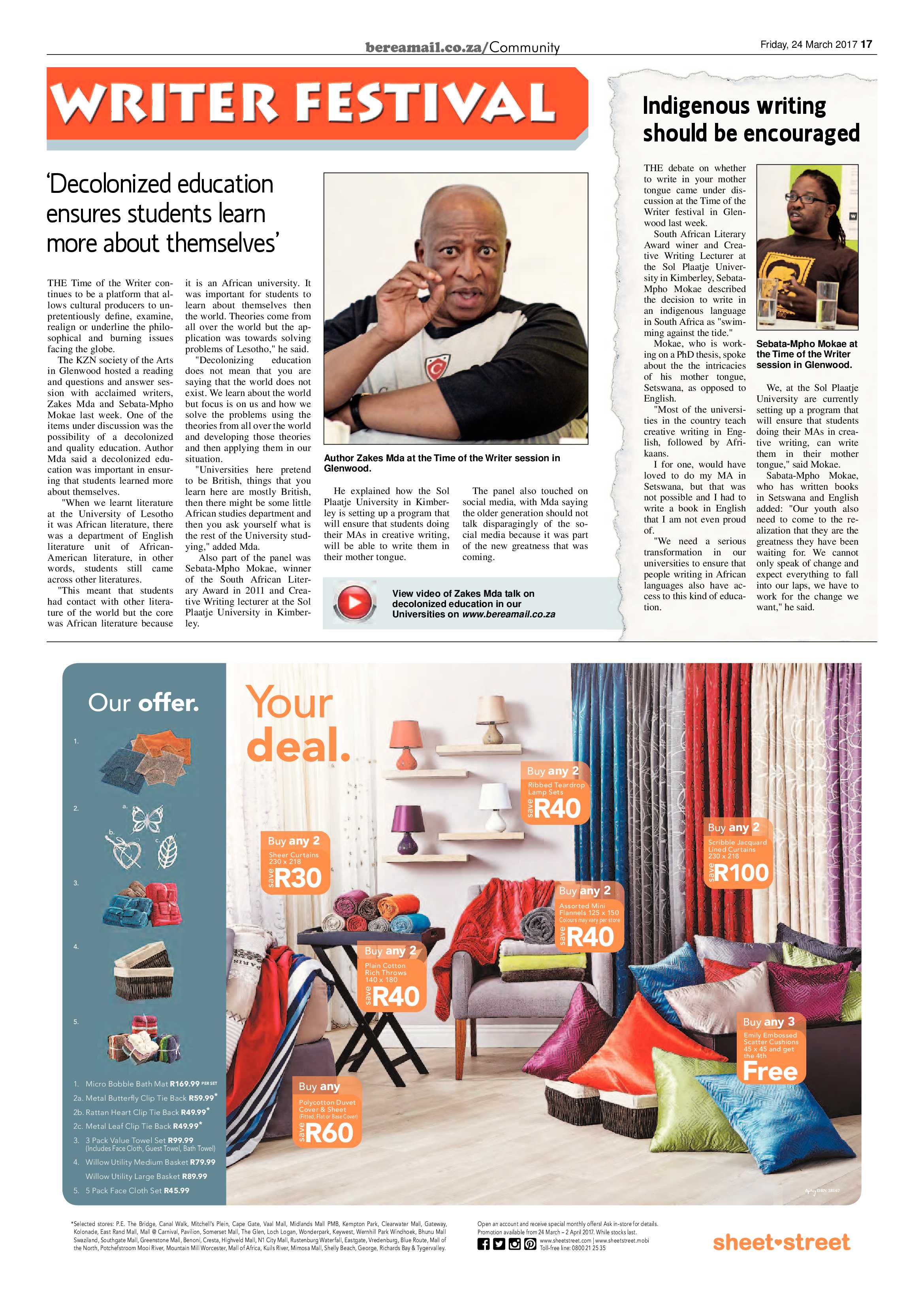Berea Mail 24 March 2017 page 17