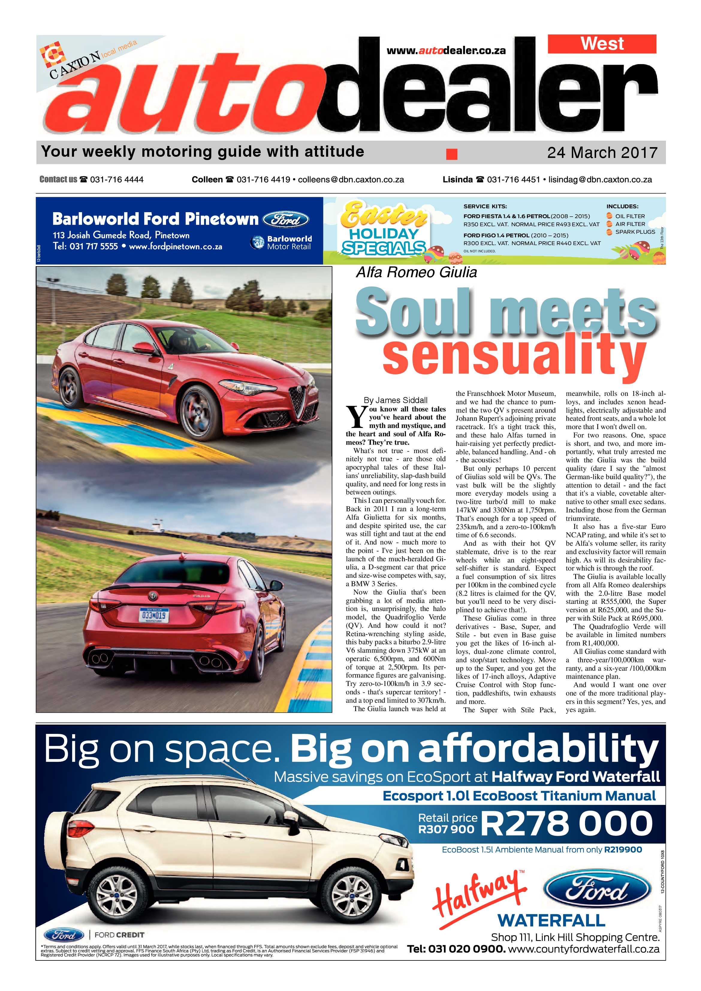 Berea Mail 24 March 2017 page 19