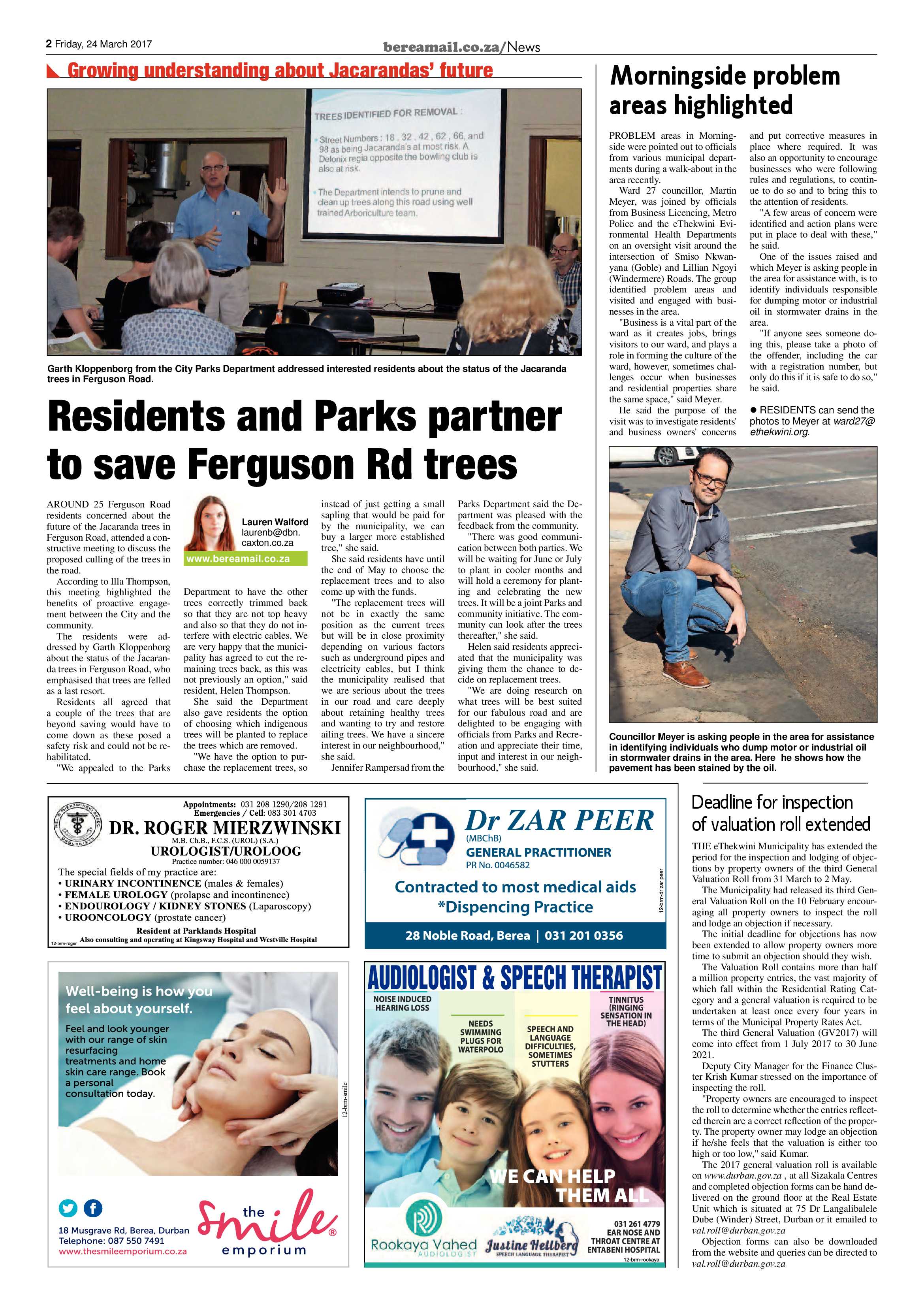 Berea Mail 24 March 2017 page 2