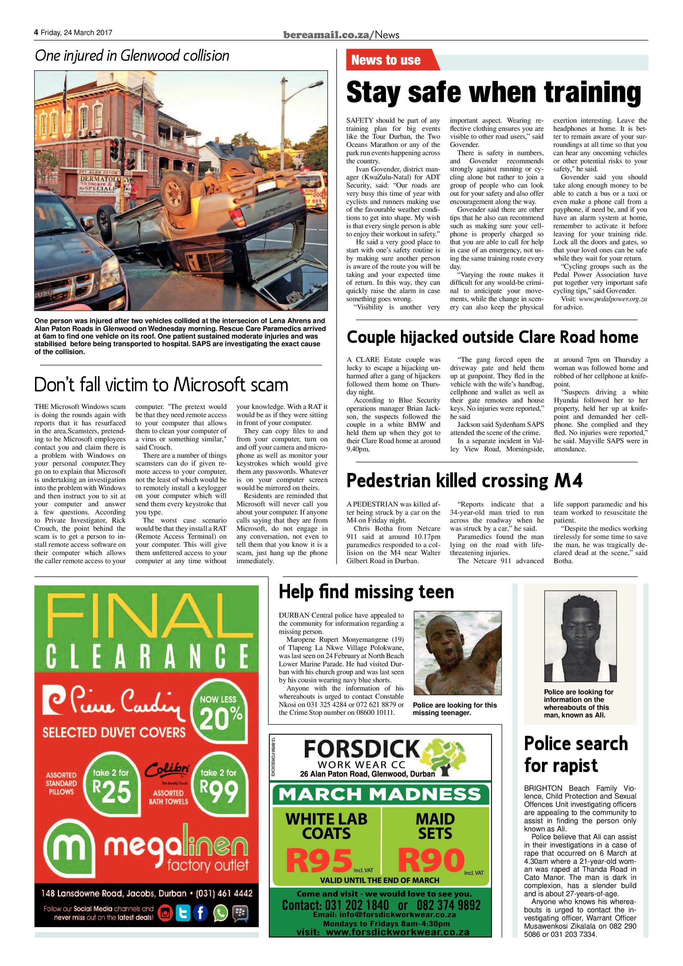 Berea Mail 24 March 2017 page 4