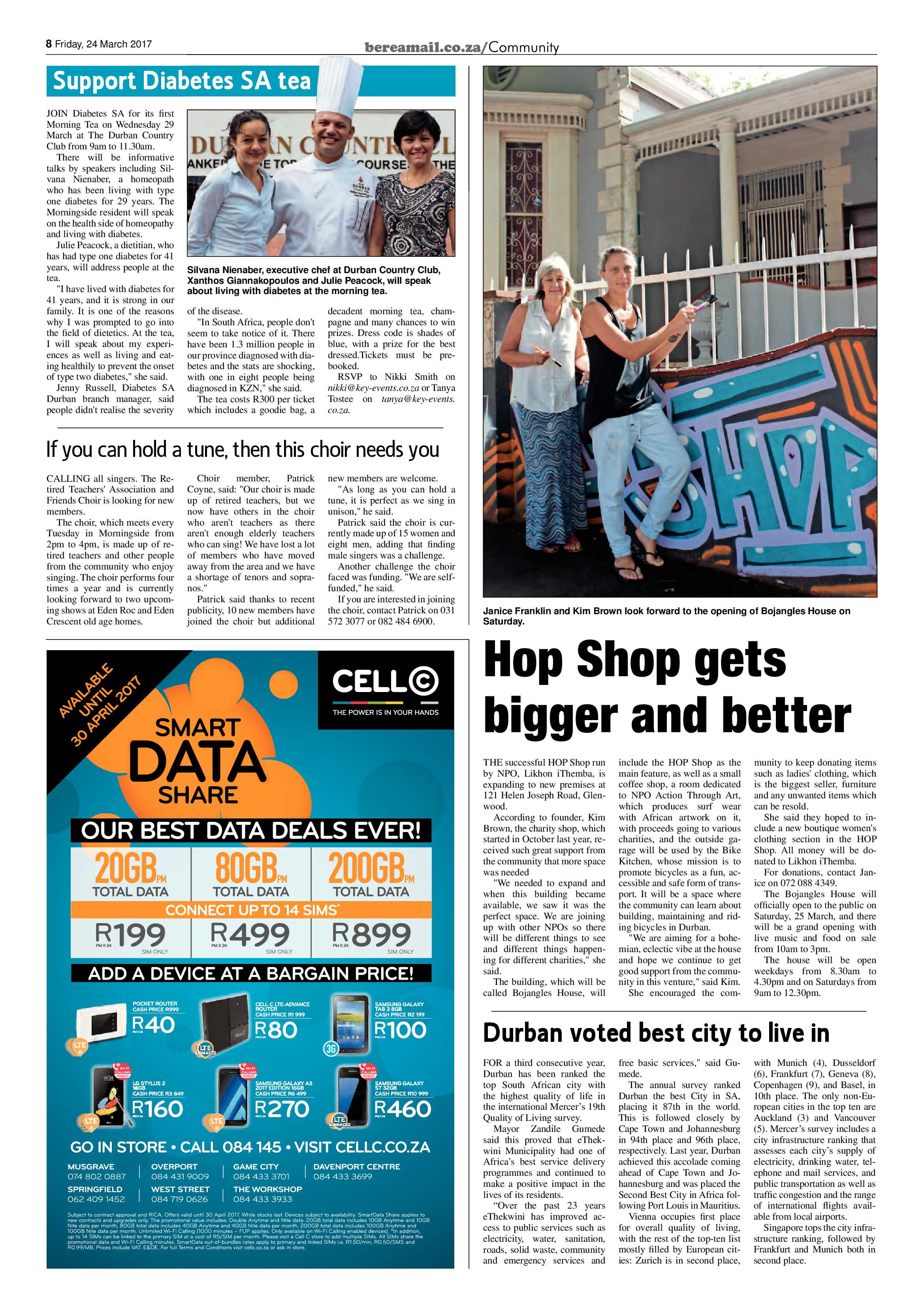 Berea Mail 24 March 2017 page 8