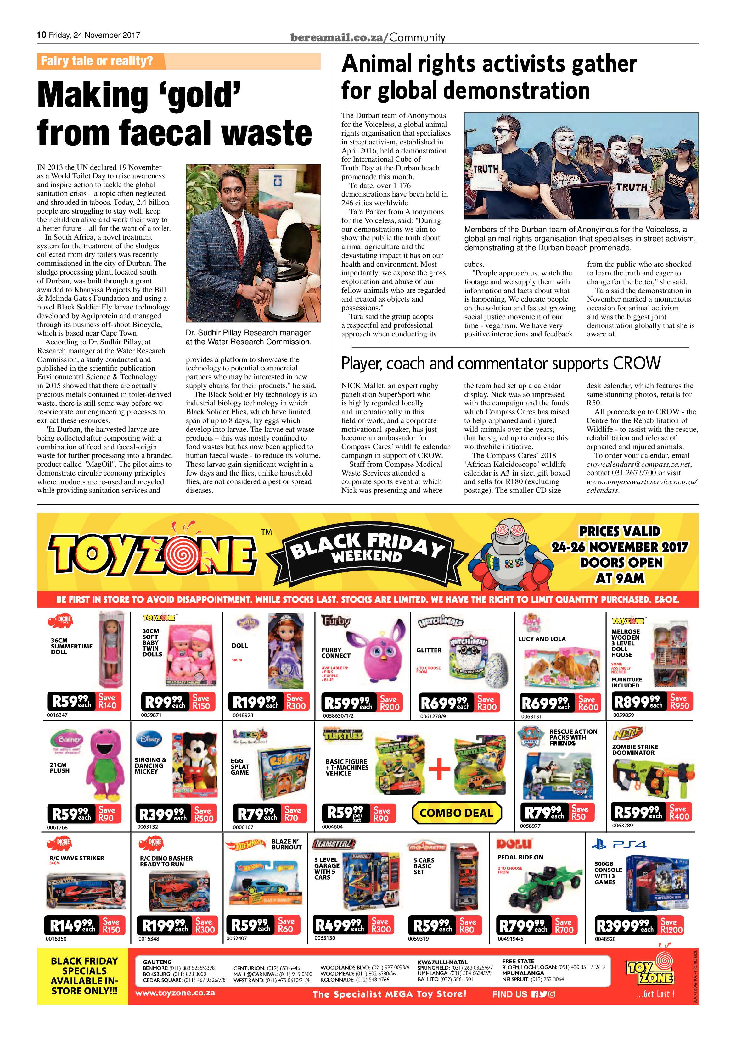 Berea Mail 24 November 2017 page 10