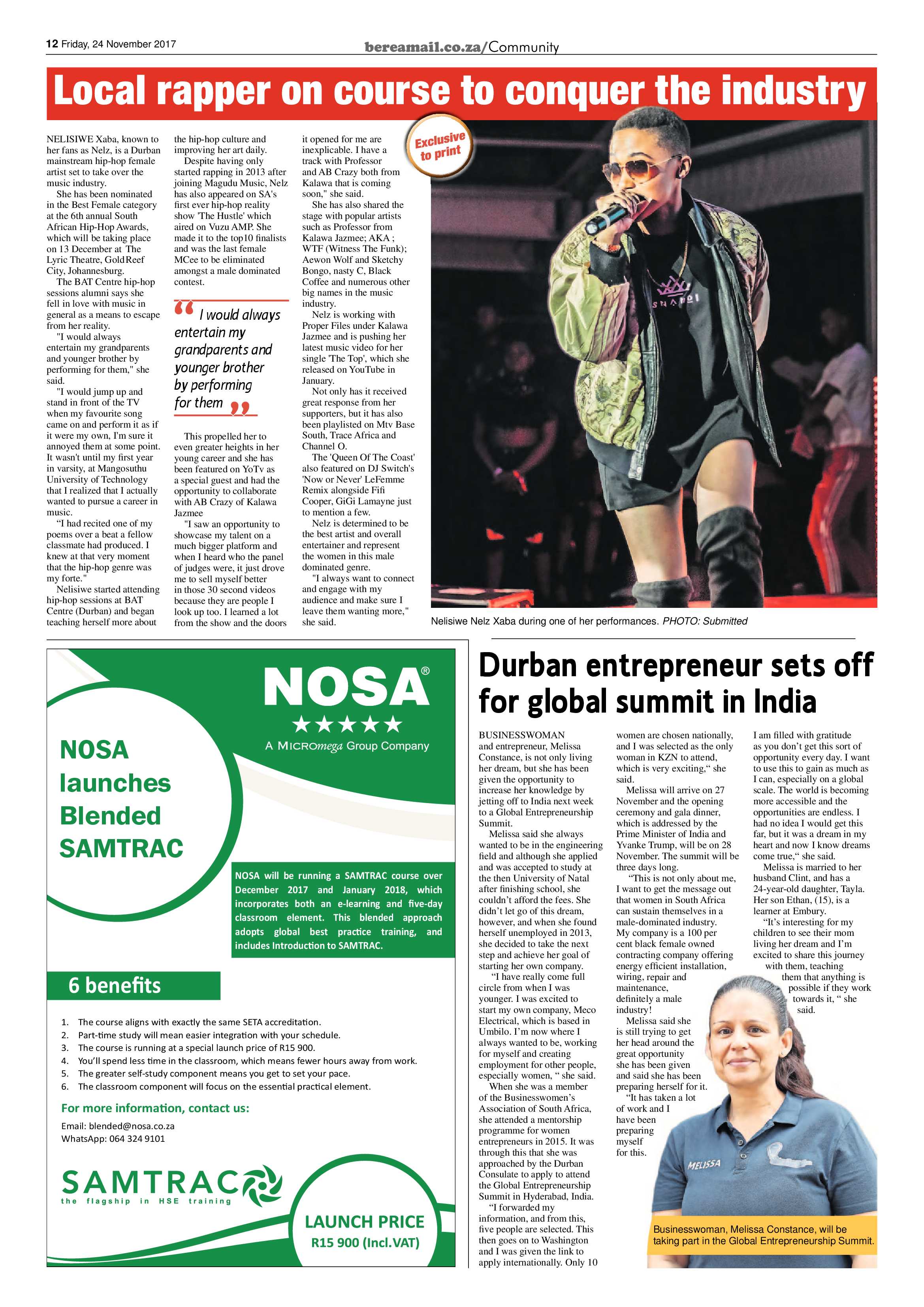 Berea Mail 24 November 2017 page 12