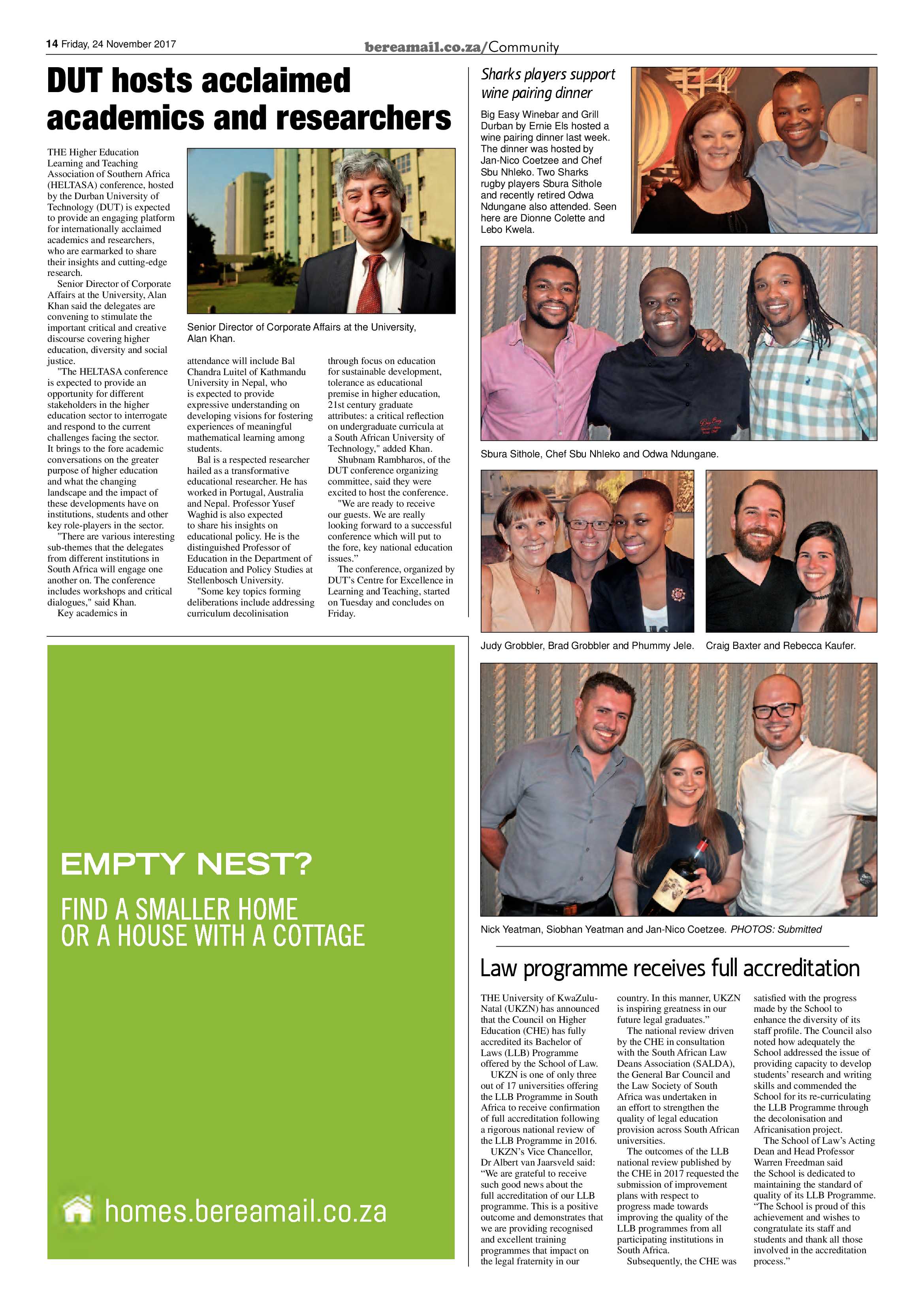 Berea Mail 24 November 2017 page 14