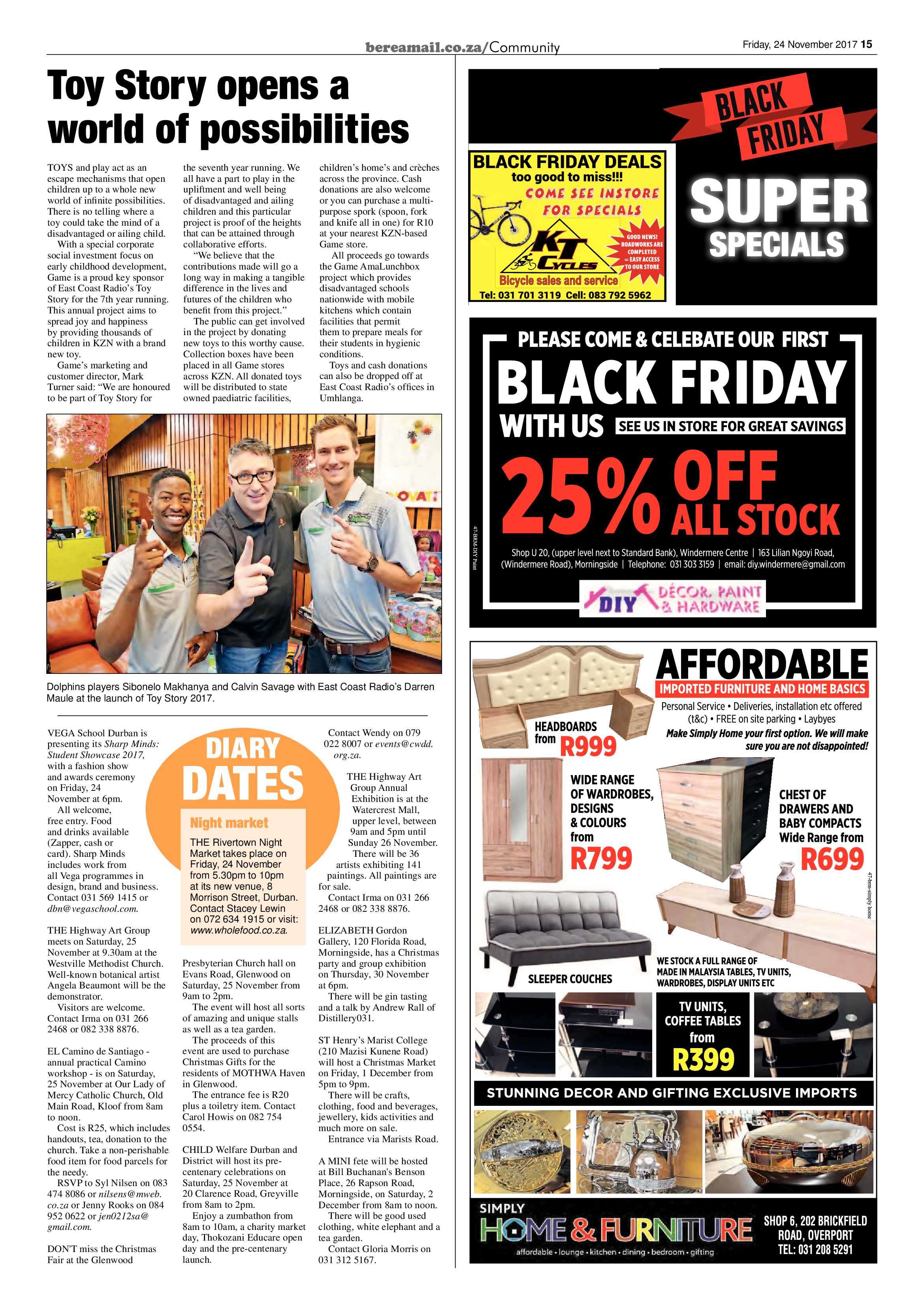 Berea Mail 24 November 2017 page 15