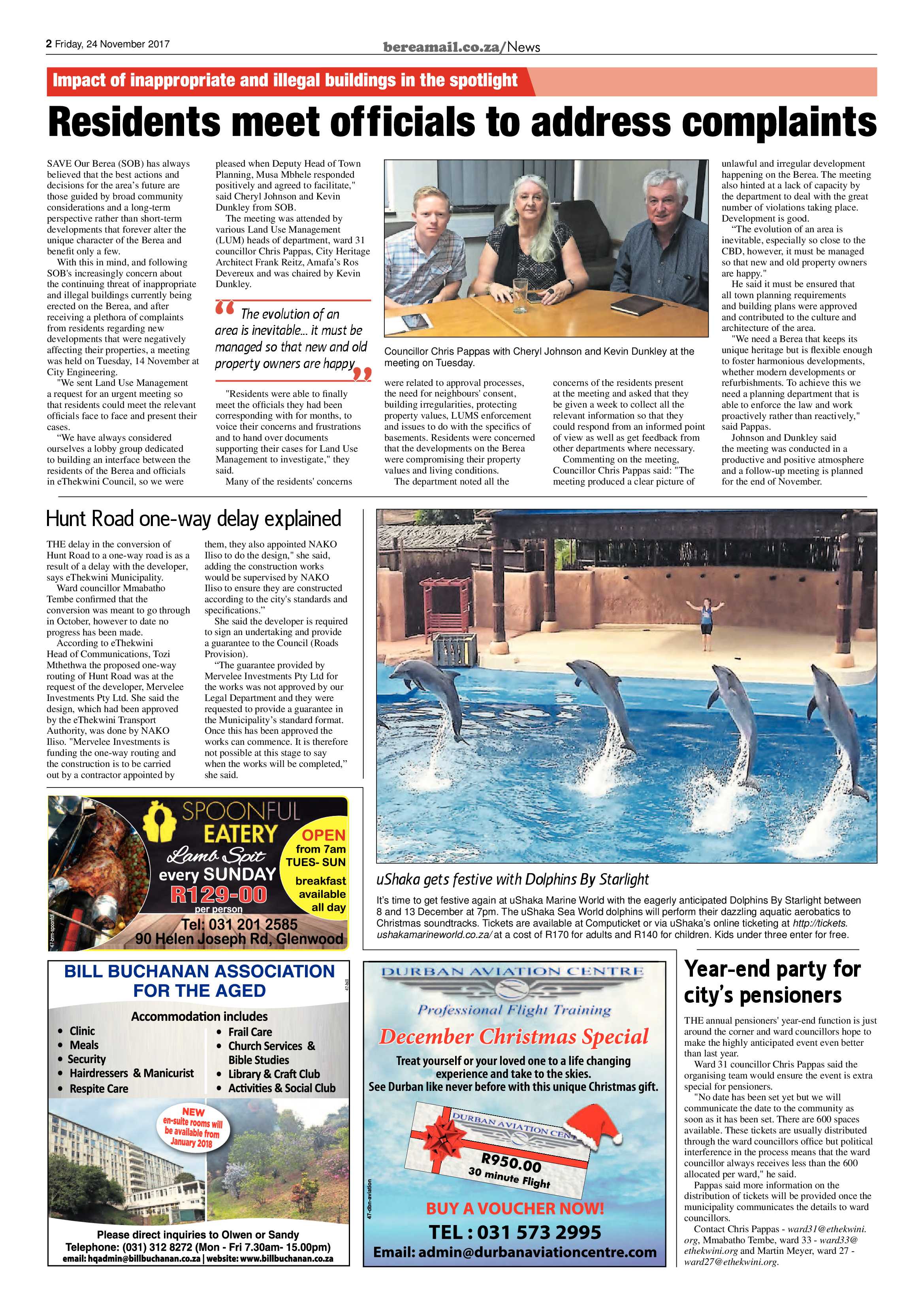 Berea Mail 24 November 2017 page 2