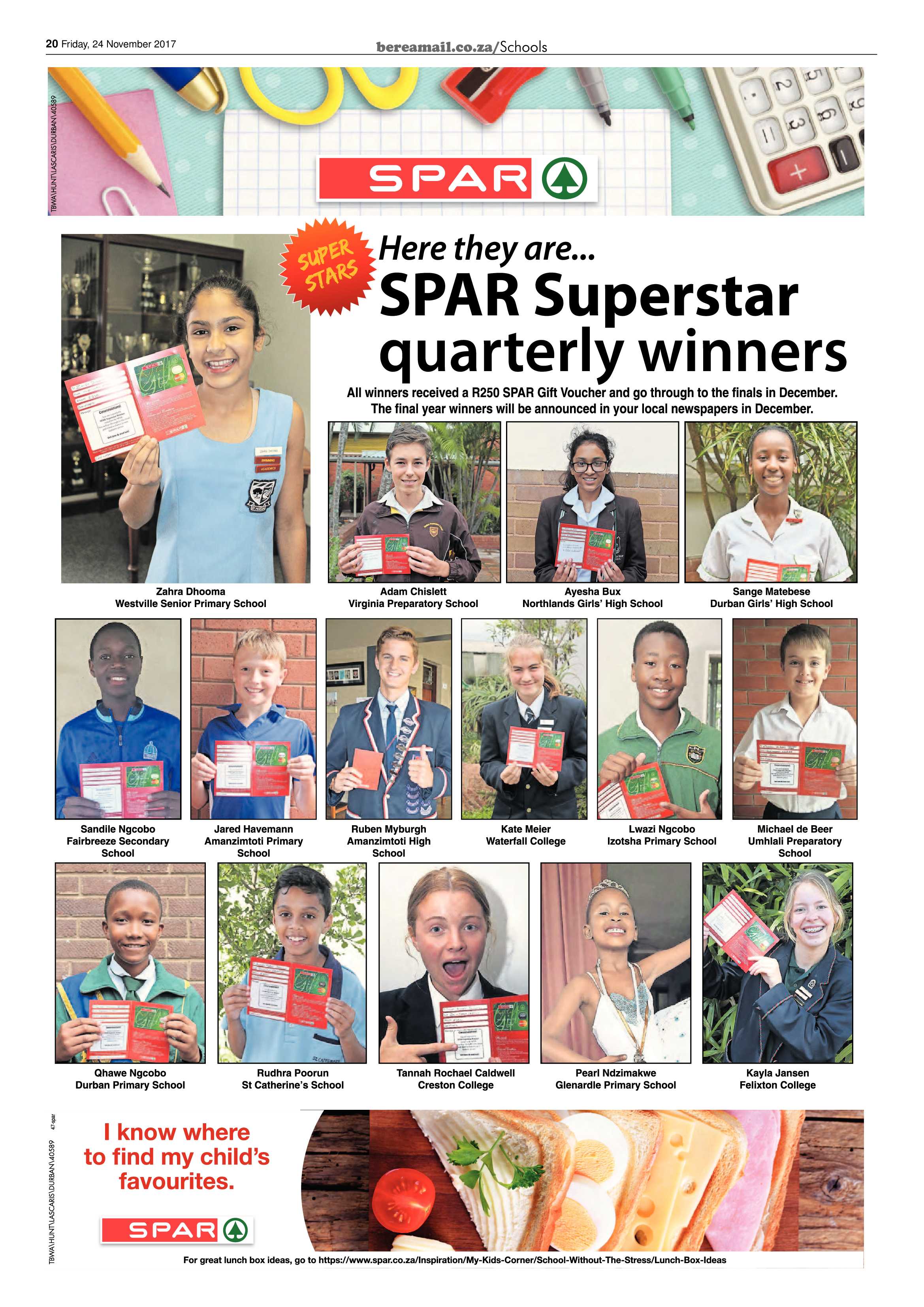 Berea Mail 24 November 2017 page 20
