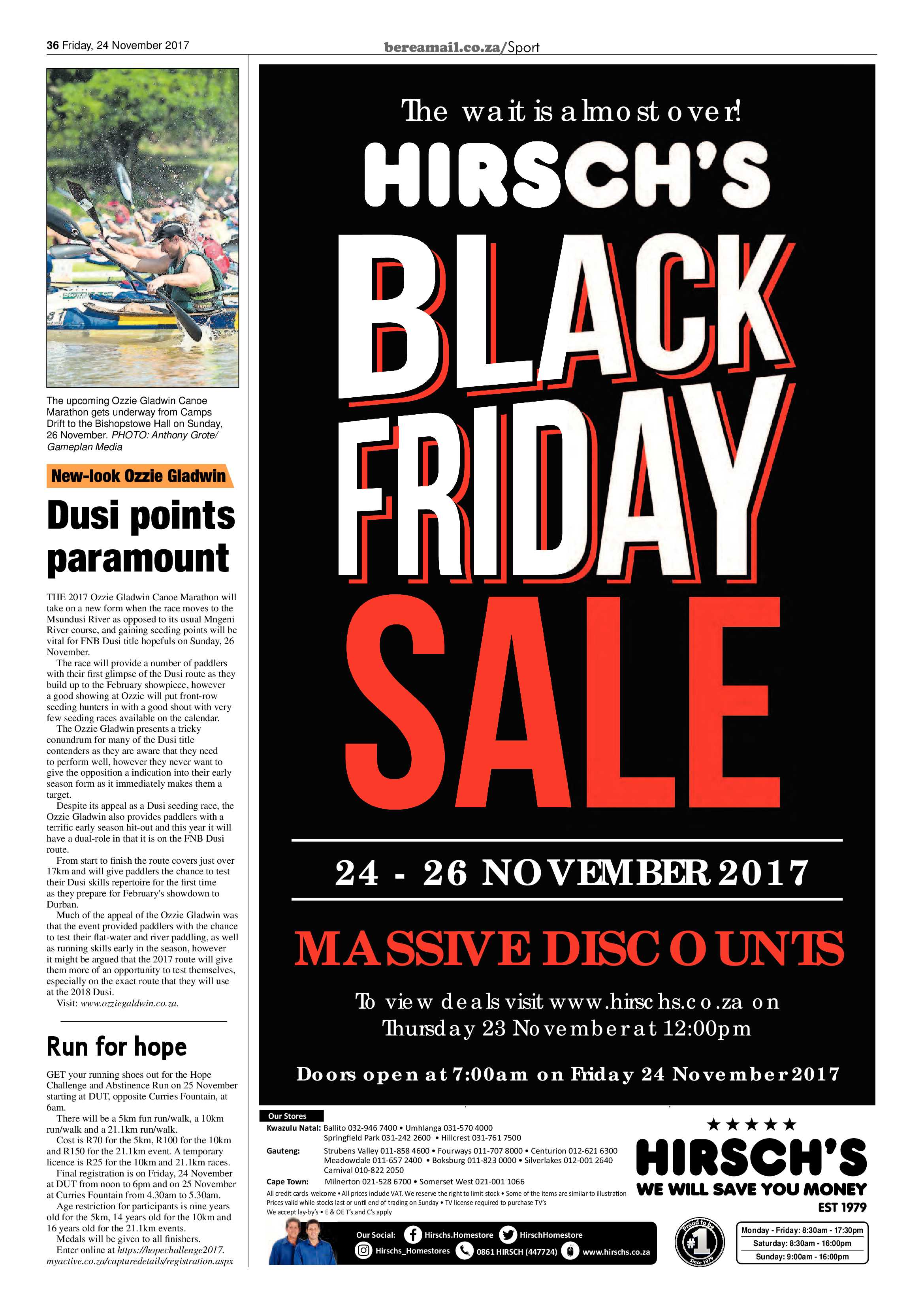 Berea Mail 24 November 2017 page 36
