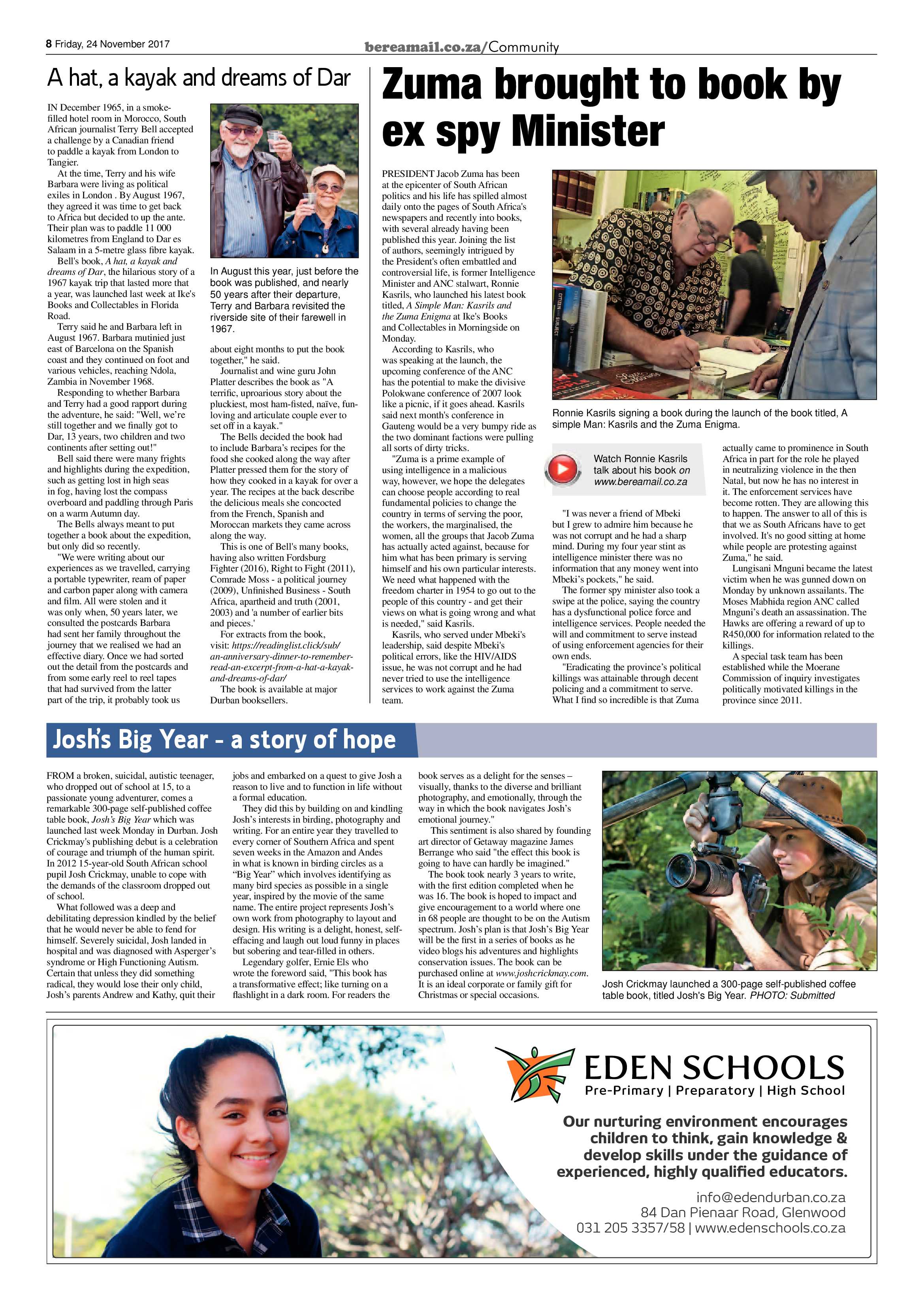 Berea Mail 24 November 2017 page 8