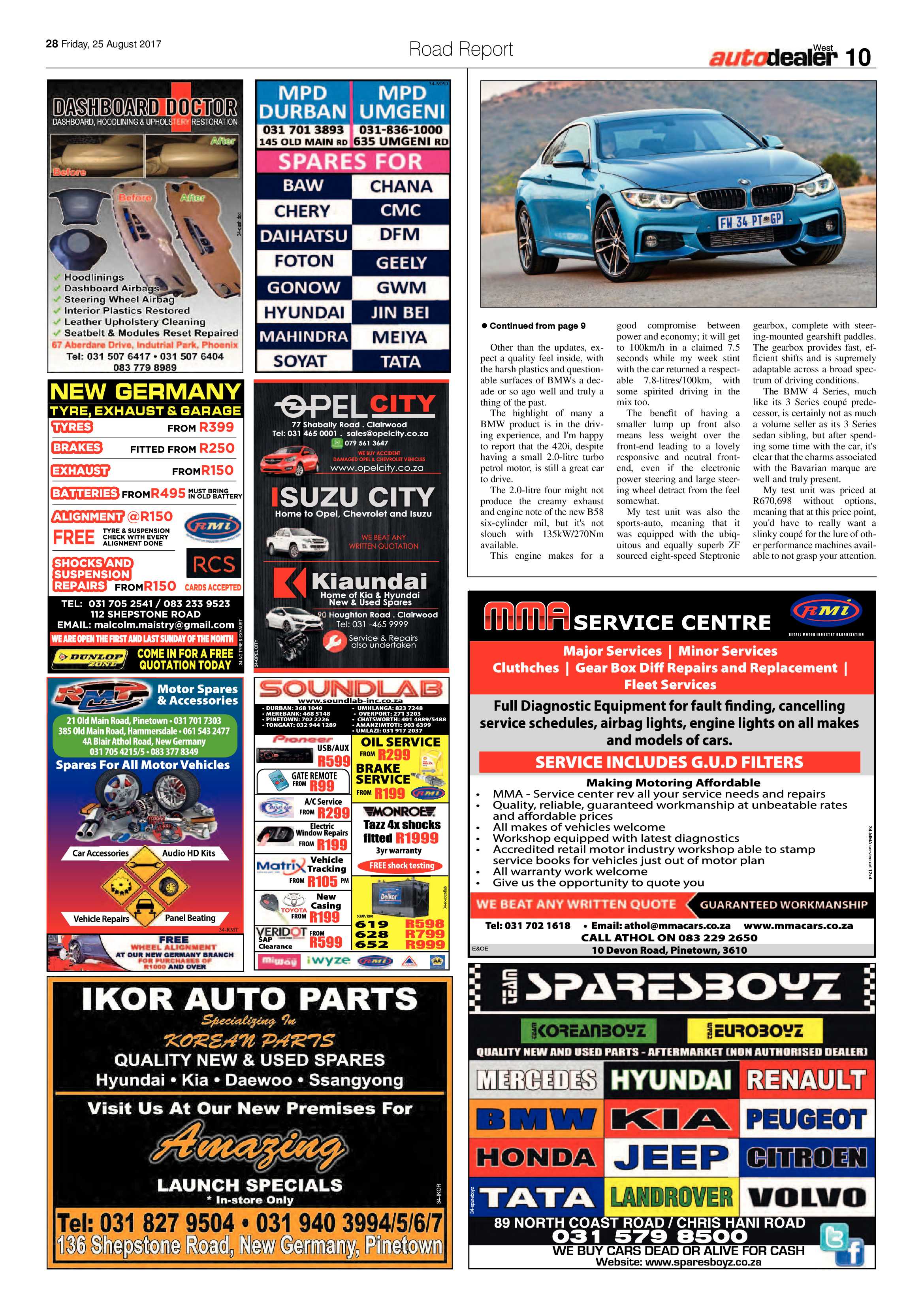 Berea Mail 25 August 2017 page 28
