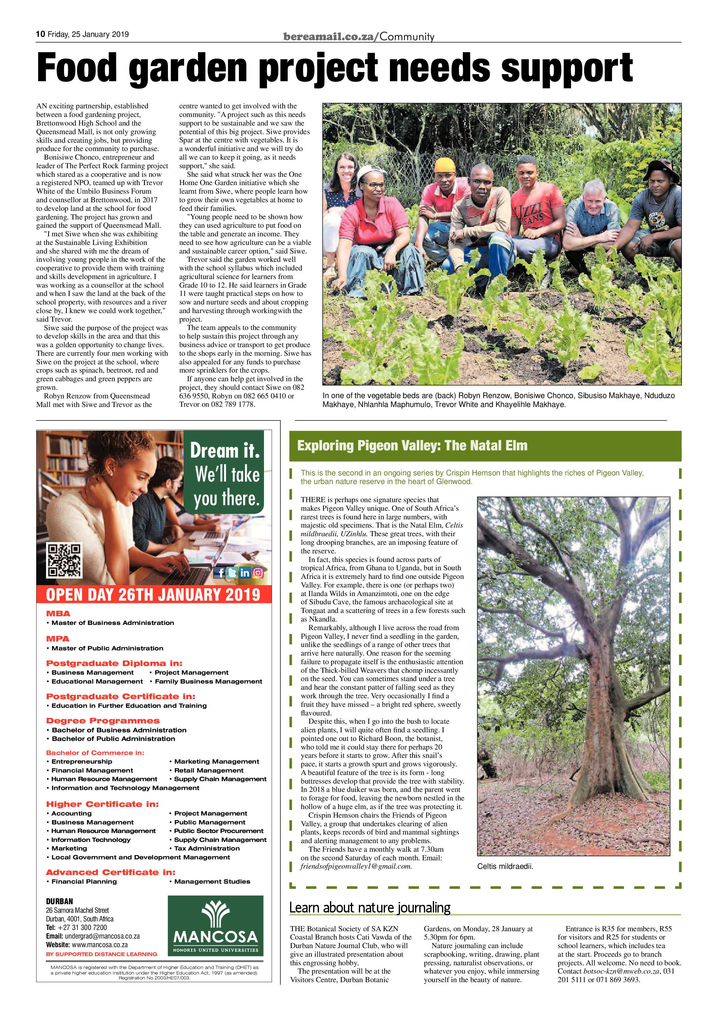 Berea Mail 25 January 2019 page 10