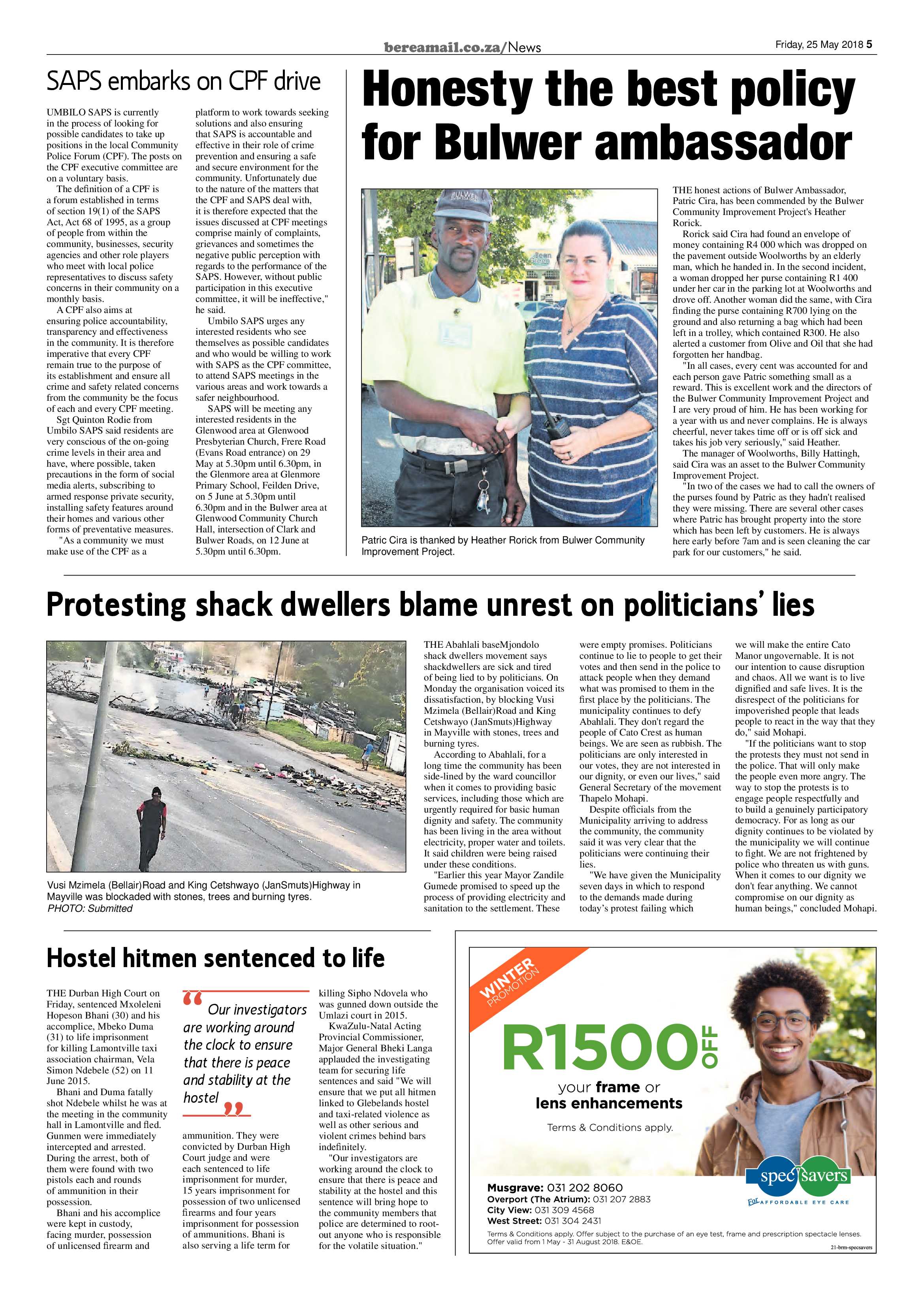 Berea Mail 25 May 2018 page 5
