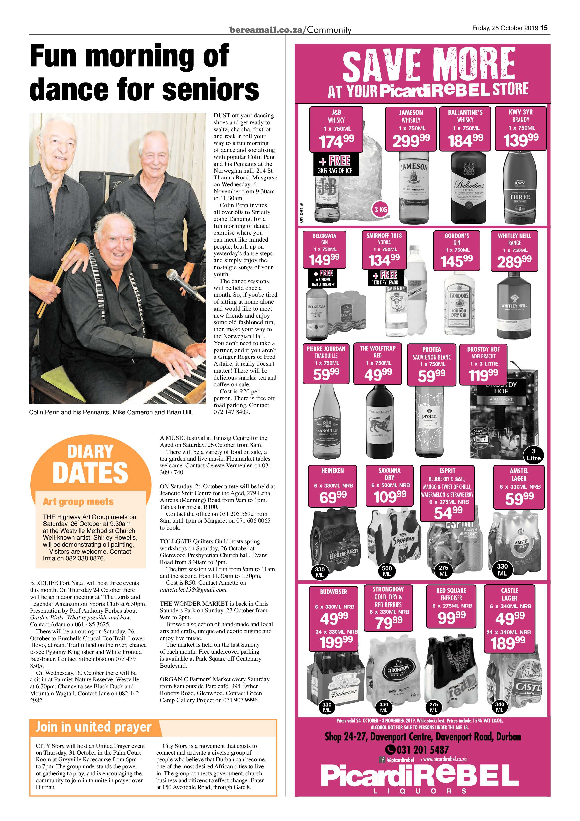 Berea Mail 25 October 2019 page 15