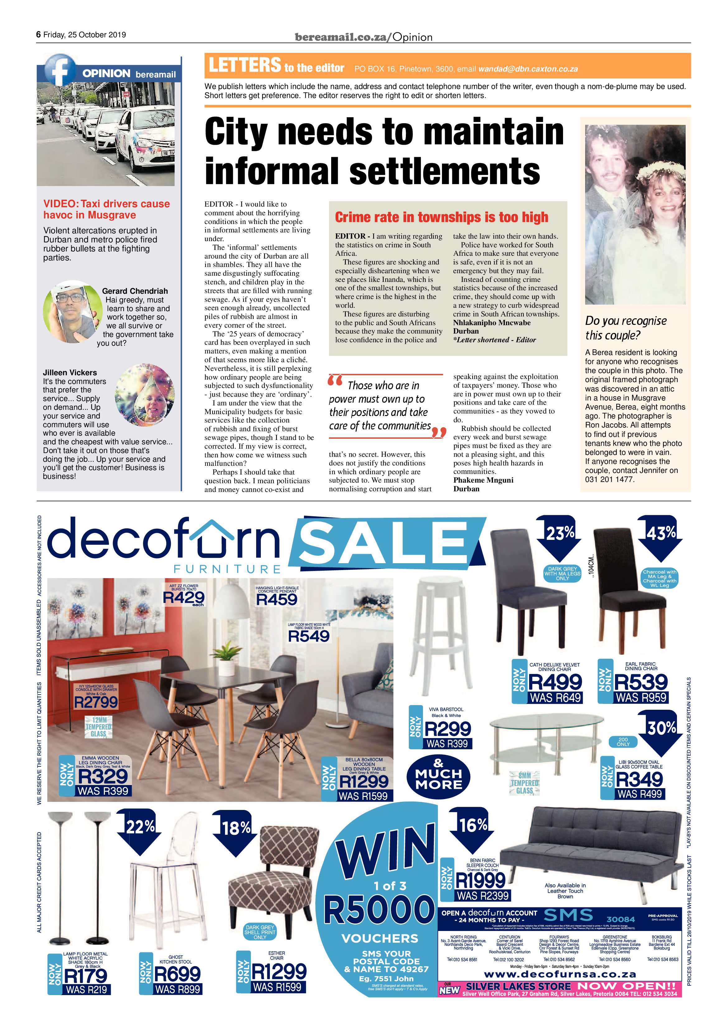 Berea Mail 25 October 2019 page 6