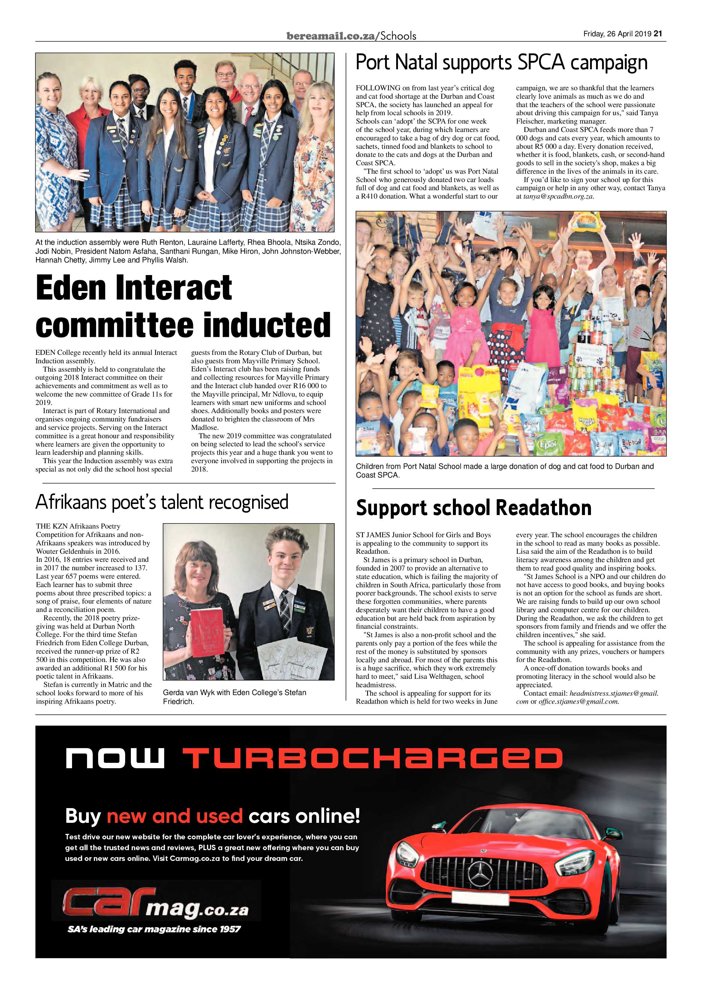 Berea Mail 26 April 2019 page 21