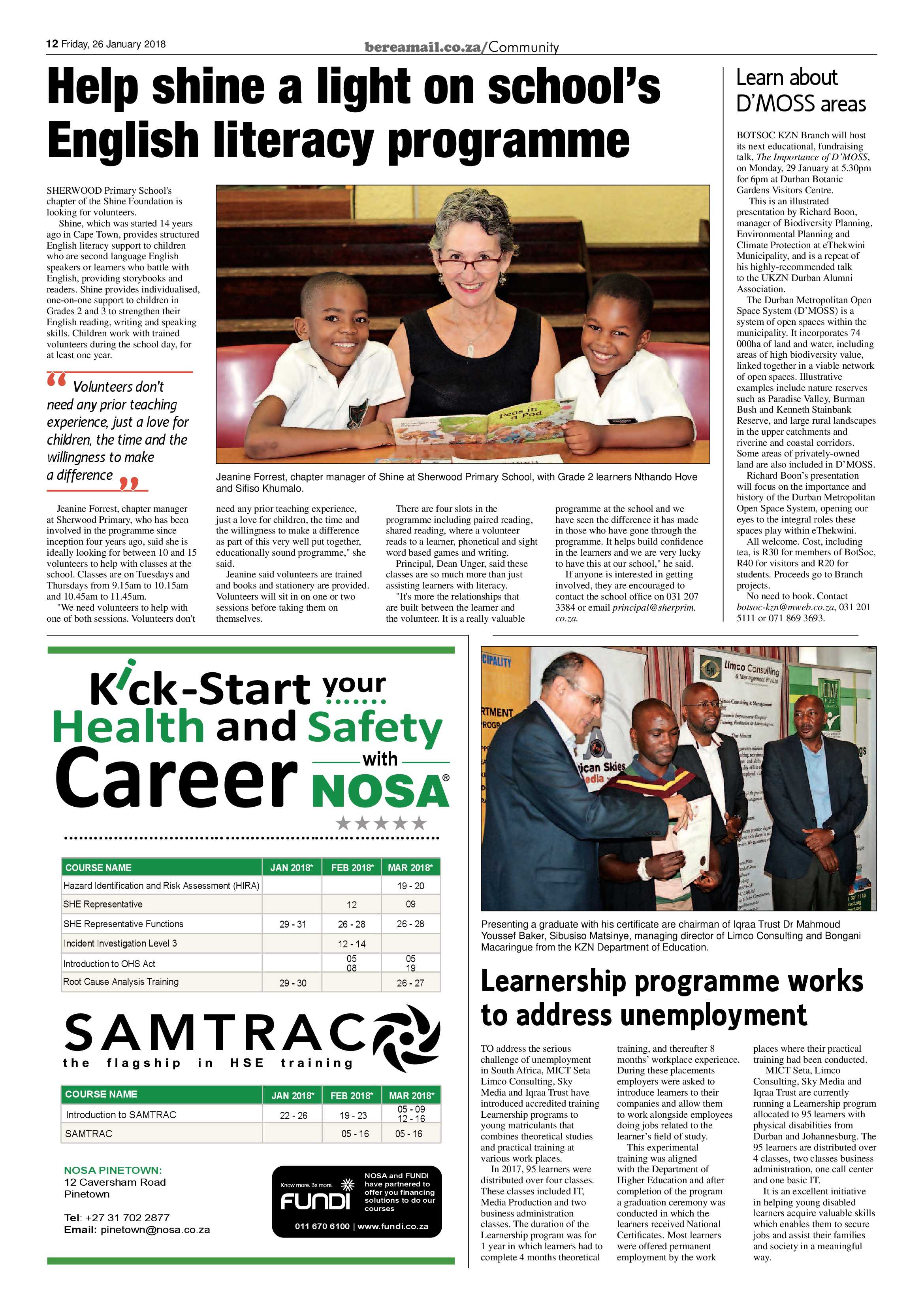 Berea Mail 26 January 2018 page 12