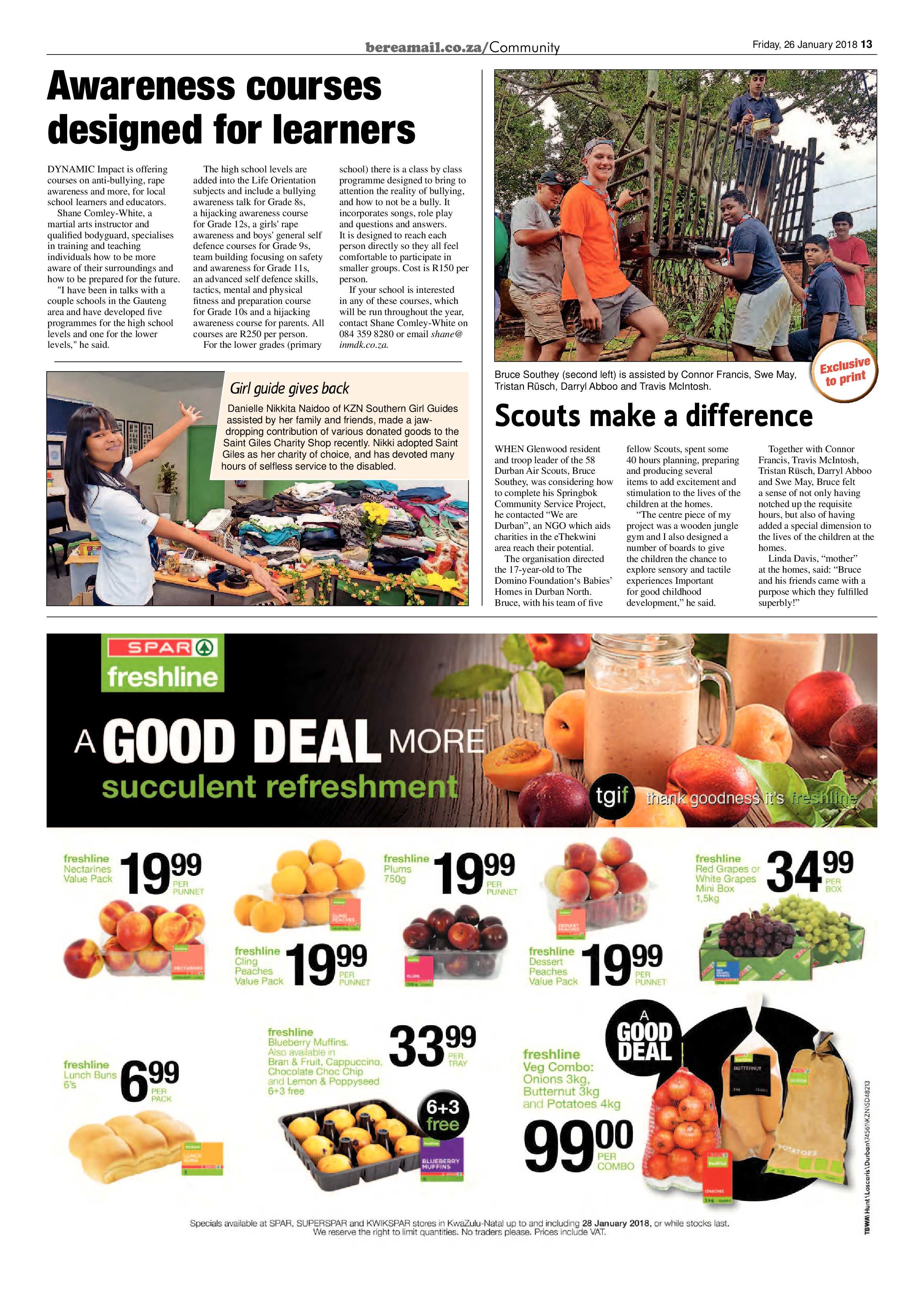 Berea Mail 26 January 2018 page 13