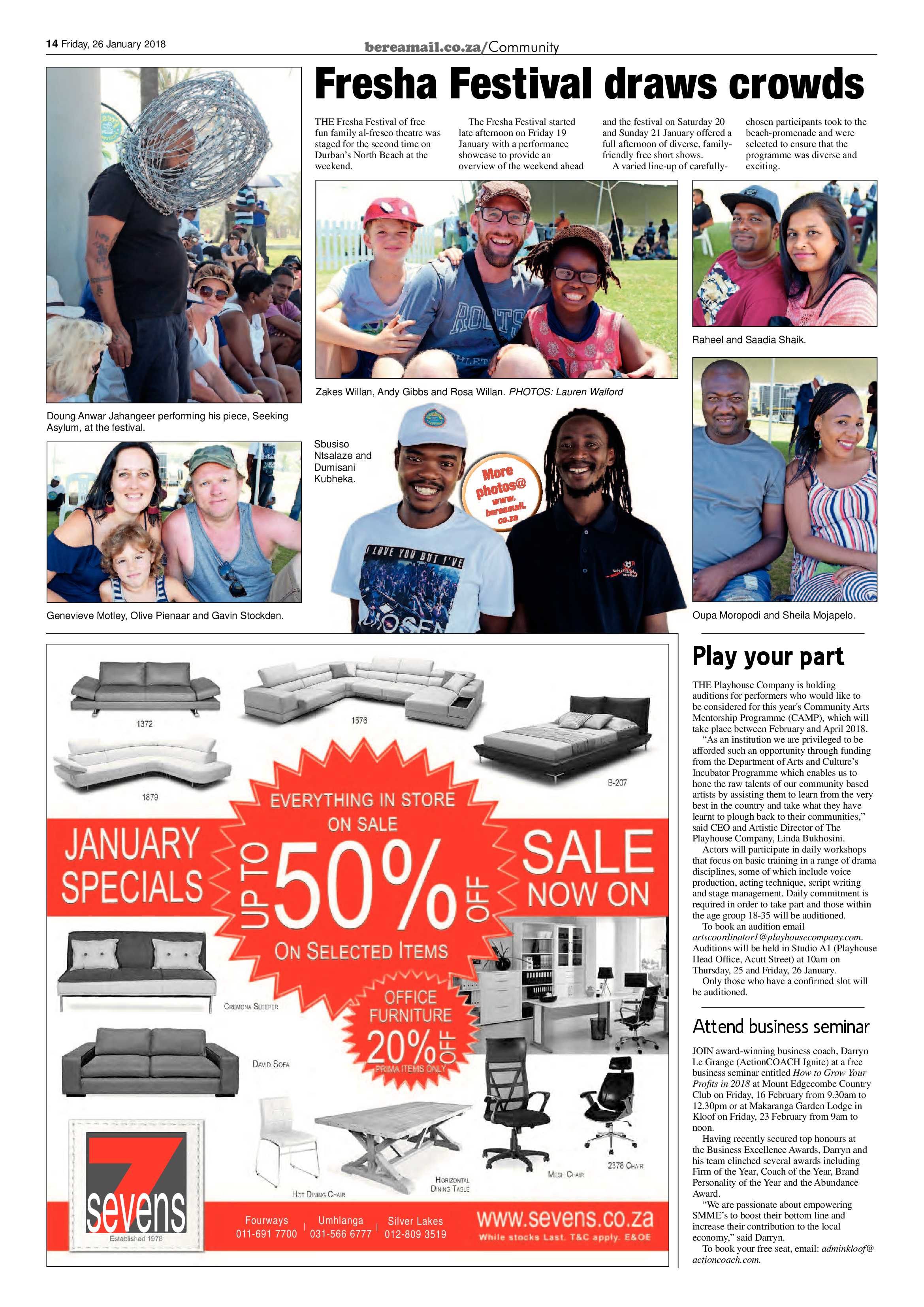 Berea Mail 26 January 2018 page 14