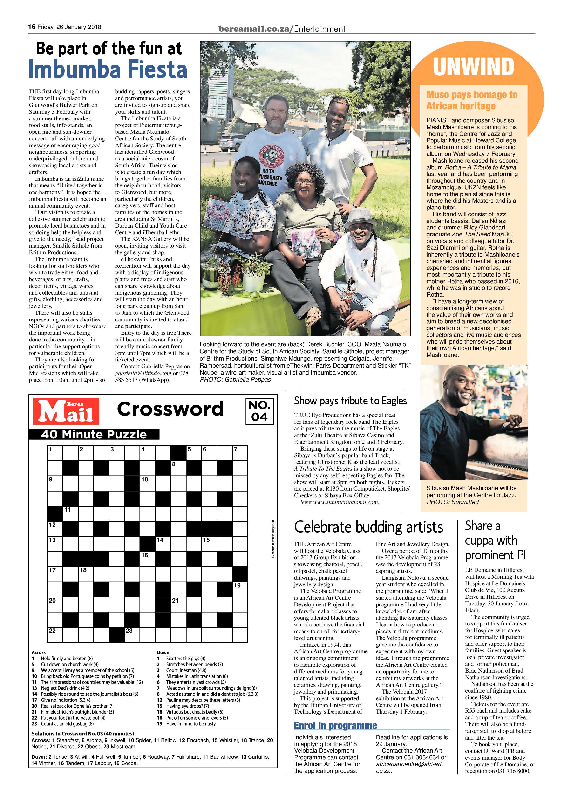 Berea Mail 26 January 2018 page 16